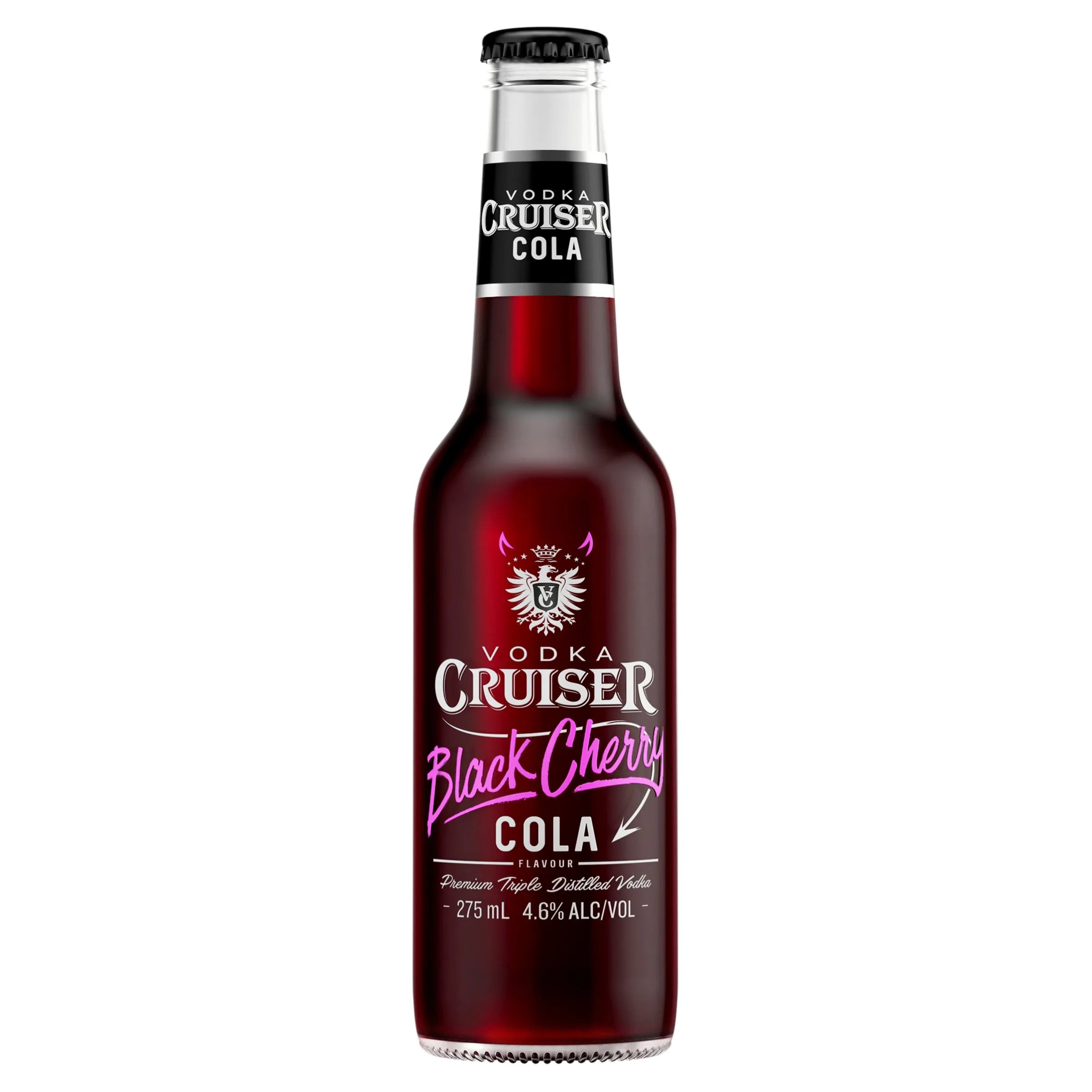 Vodka Cruiser Black Cherry Cola Bottle 275mL - Harry's Liquor