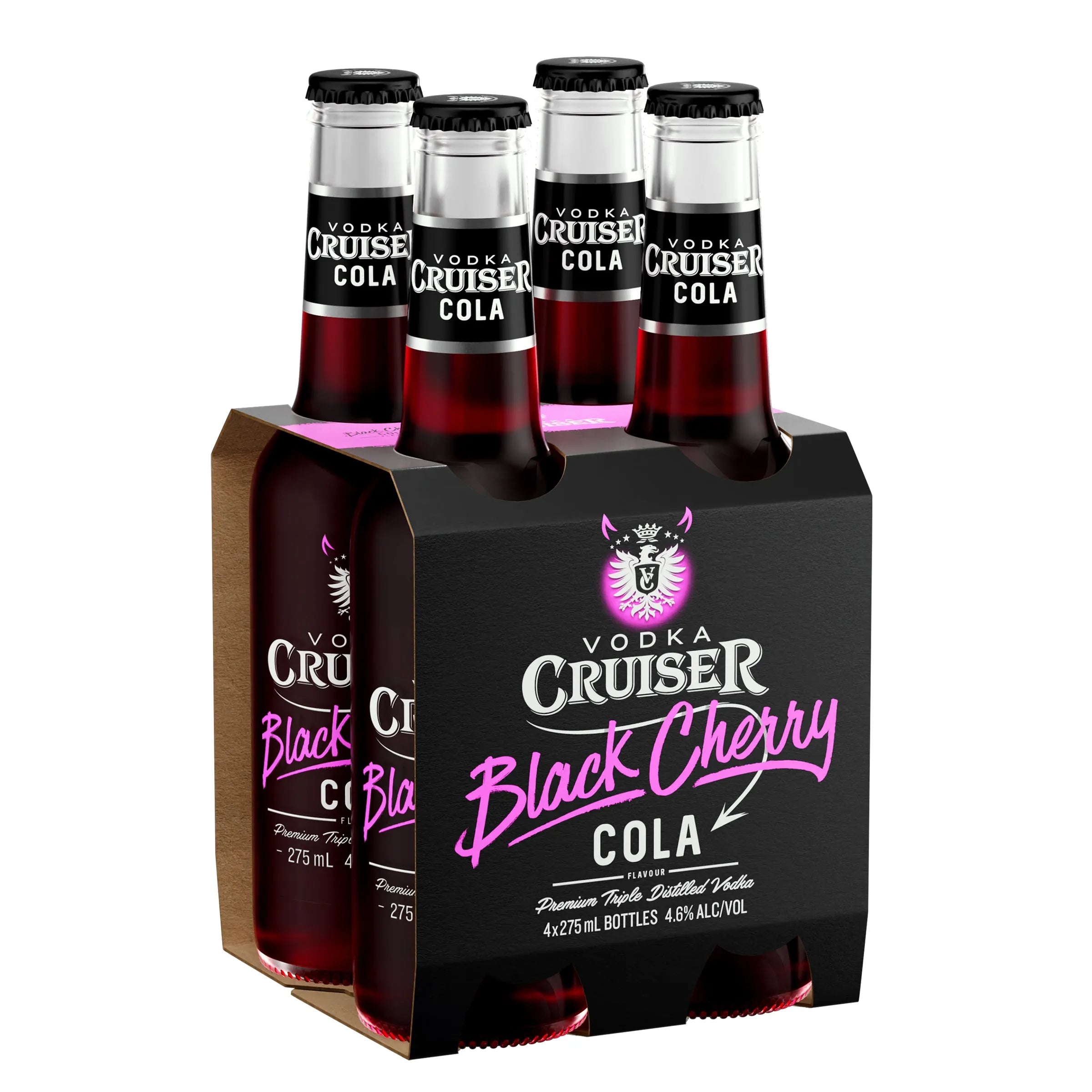 Vodka Cruiser Black Cherry Cola Bottle 275mL - Harry's Liquor