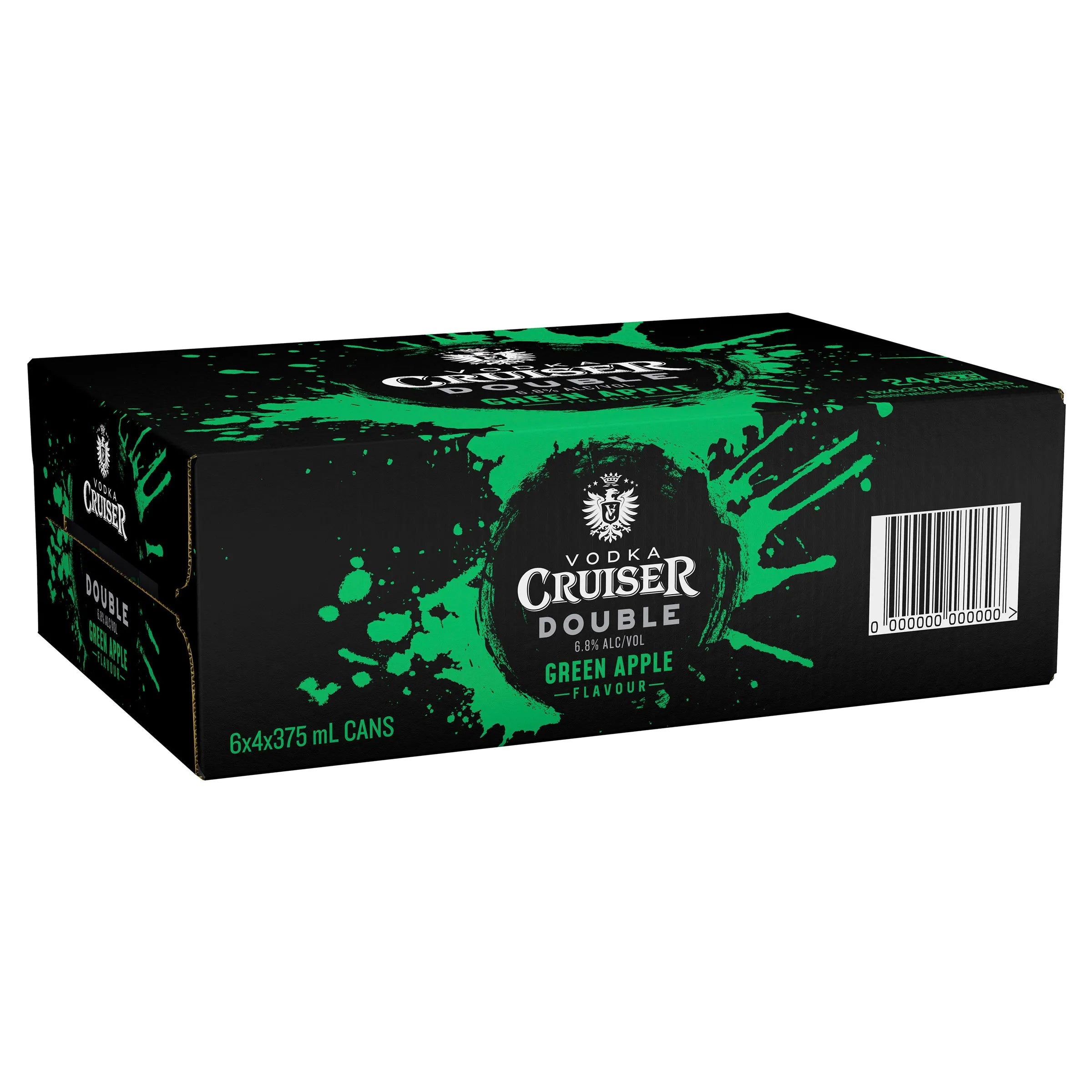 Vodka Cruiser Double Green Apple Can 375mL - Harry's Liquor