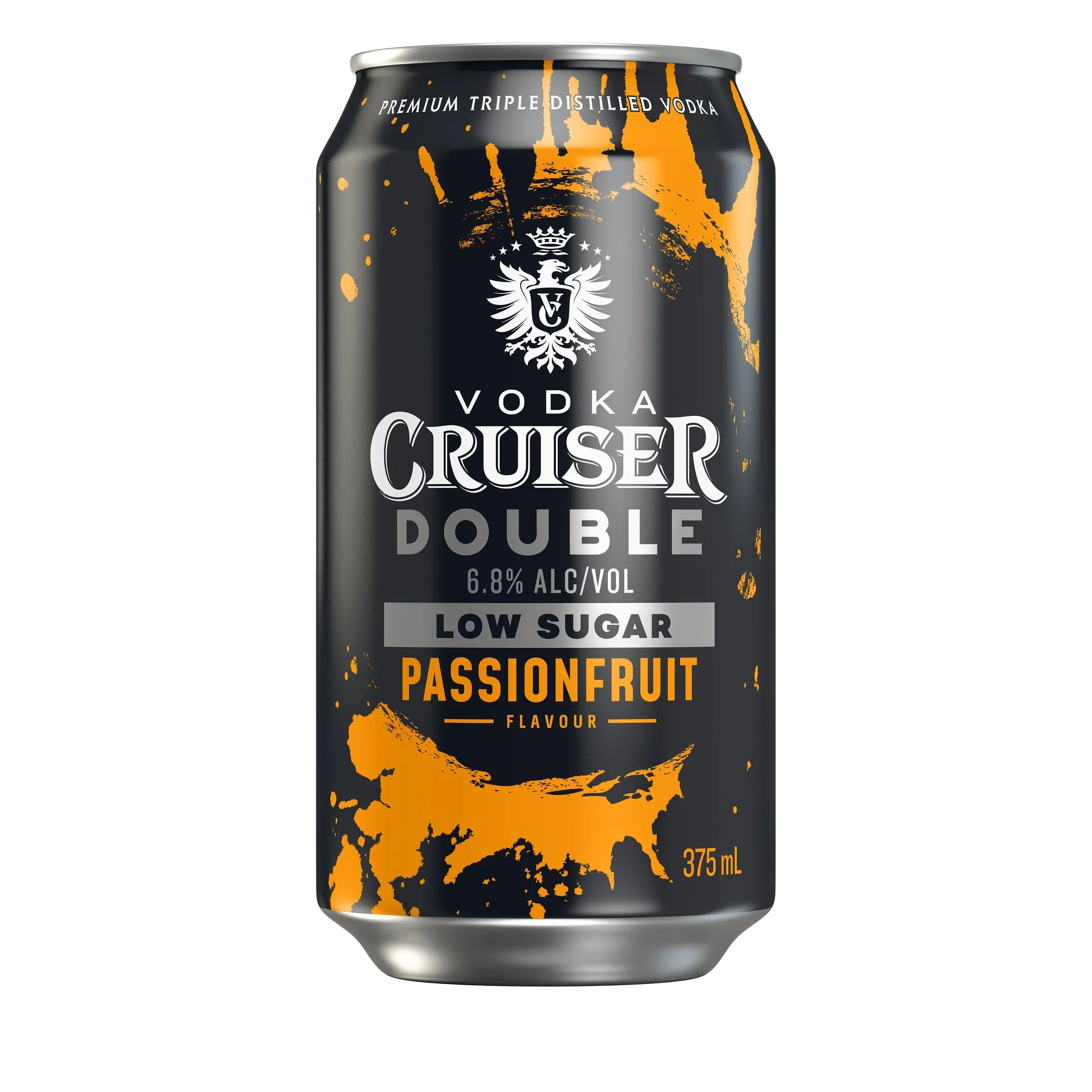 Vodka Cruiser Double Low Sugar Passionfruit Can 375mL - Harry's Liquor