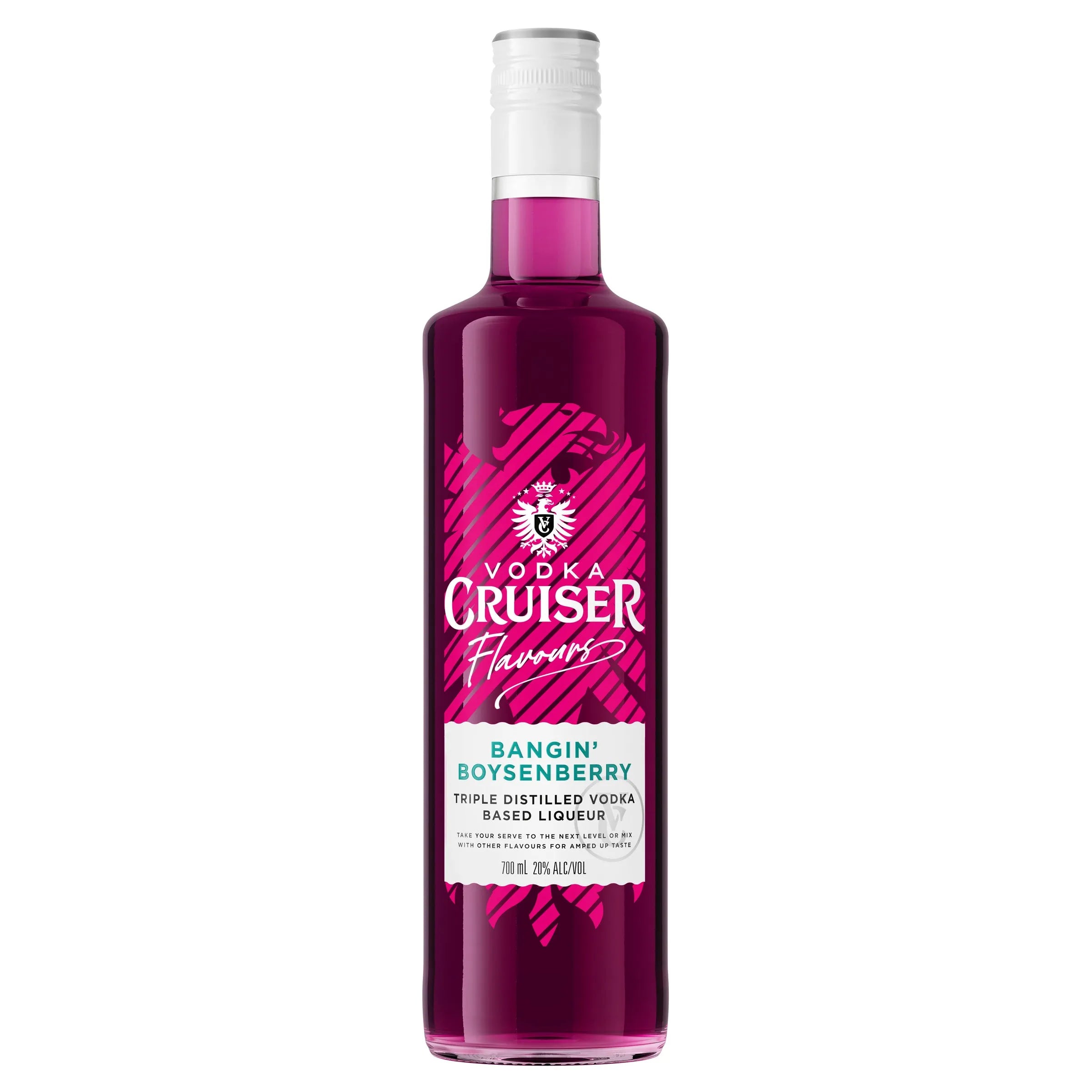 Vodka Cruiser Flavours Bangin Boysenberry Vodka 700mL - Harry's Liquor