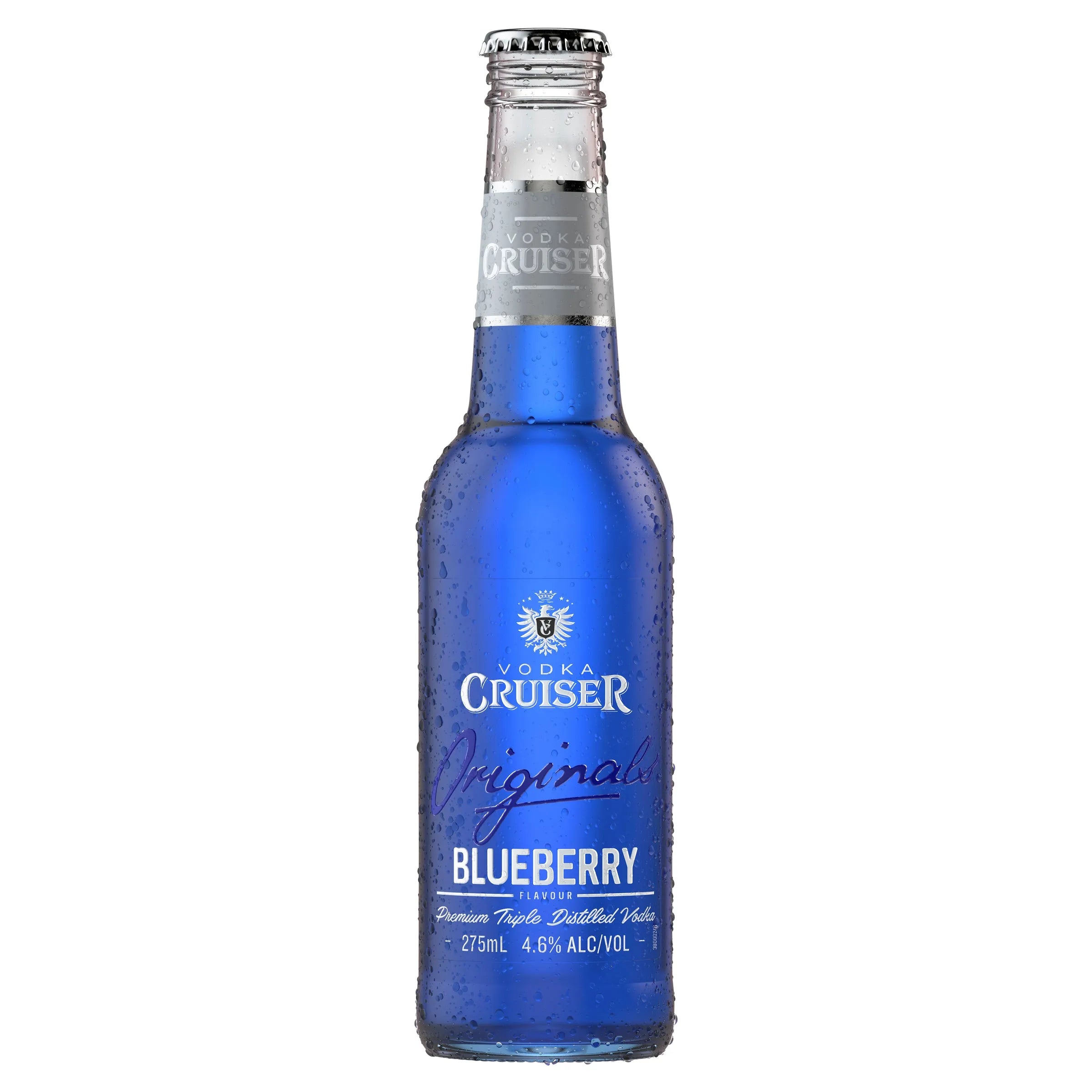 Vodka Cruiser Originals Blueberry Bottle 275mL - Harry's Liquor