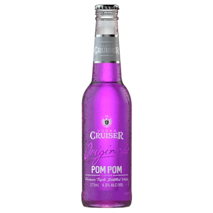 Vodka Cruiser Originals Pom Pom Bottle 275mL - Harry's Liquor