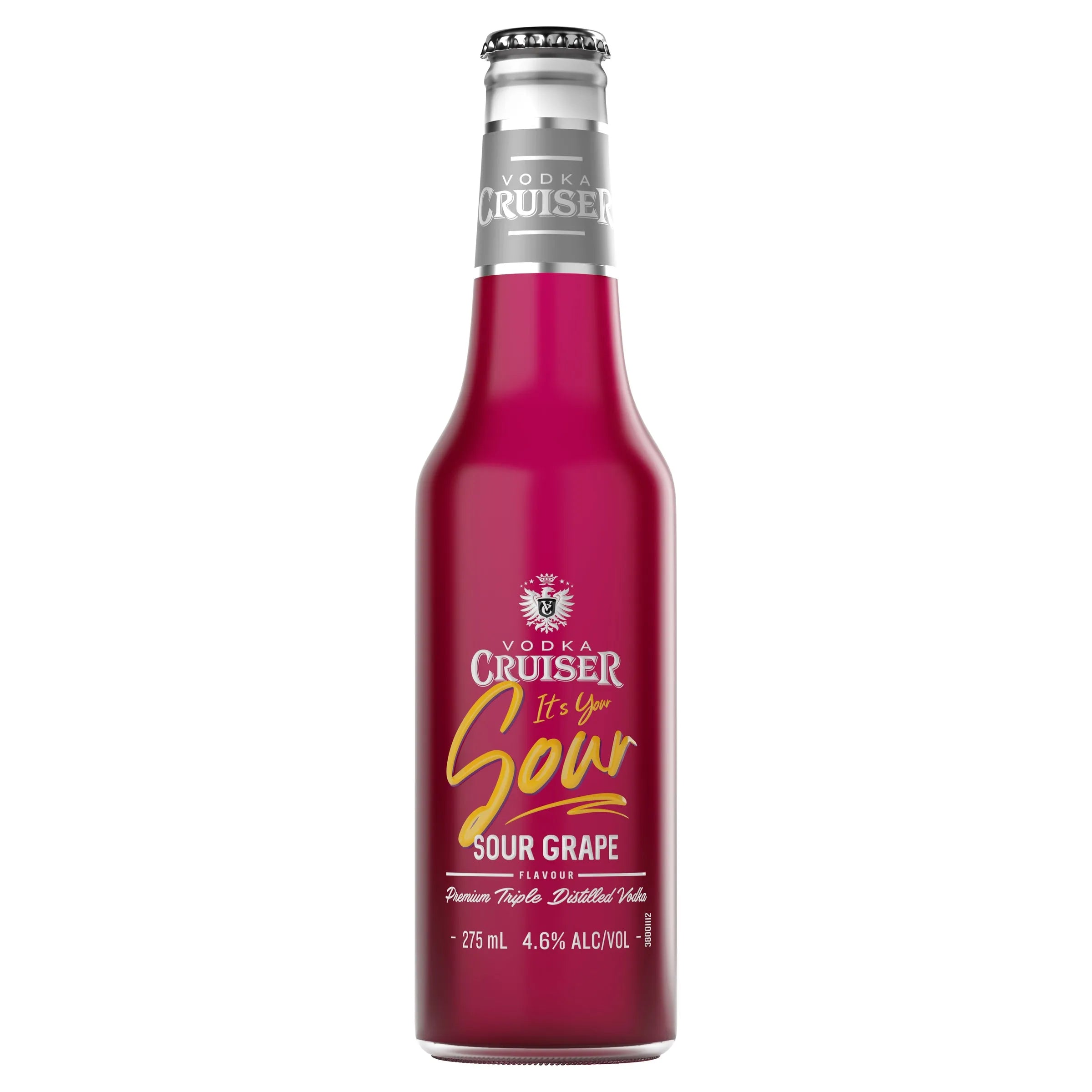 Vodka Cruiser Sour Grape Bottle 275mL - Harry's Liquor