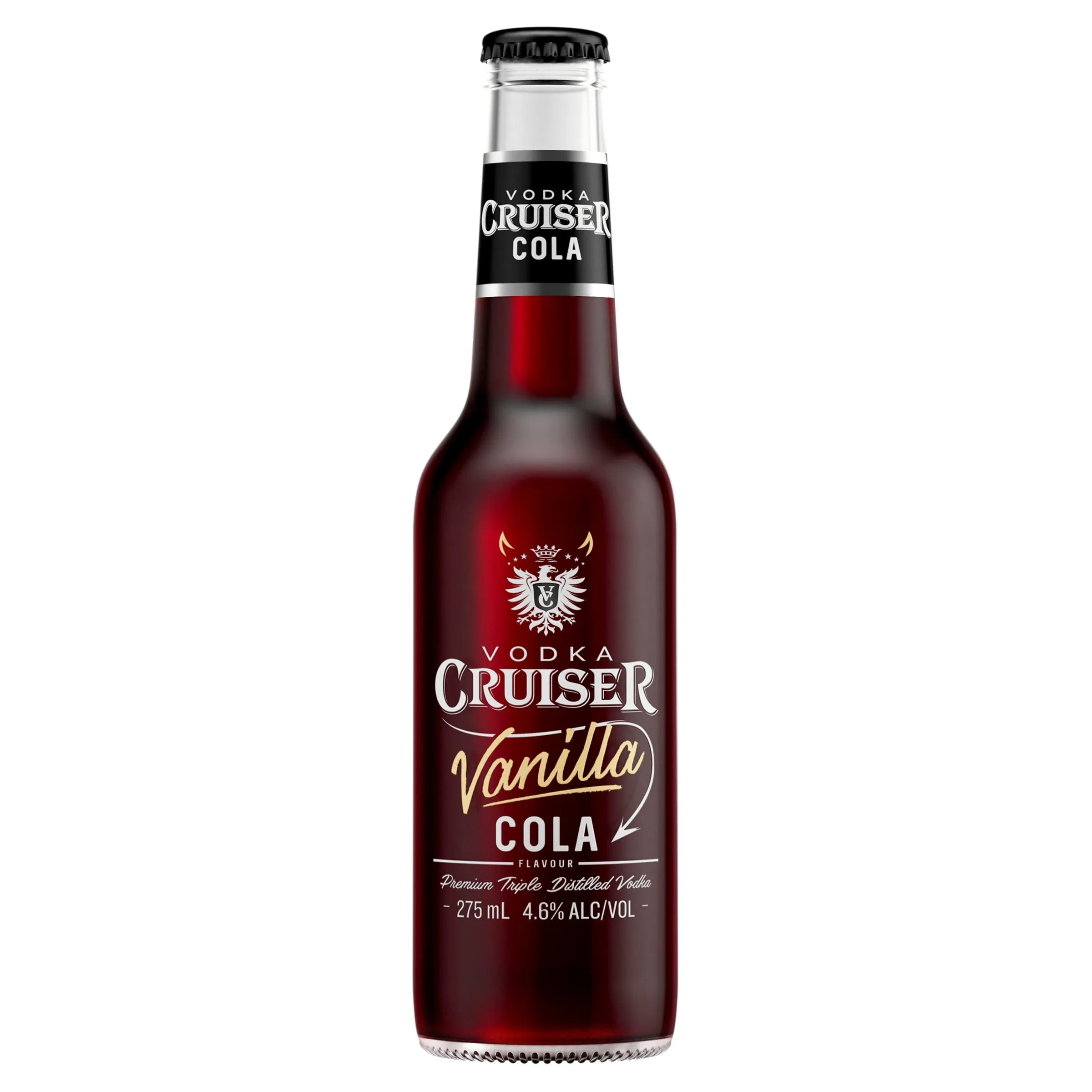 Vodka Cruiser Vanilla Cola Bottle 275mL - Harry's Liquor