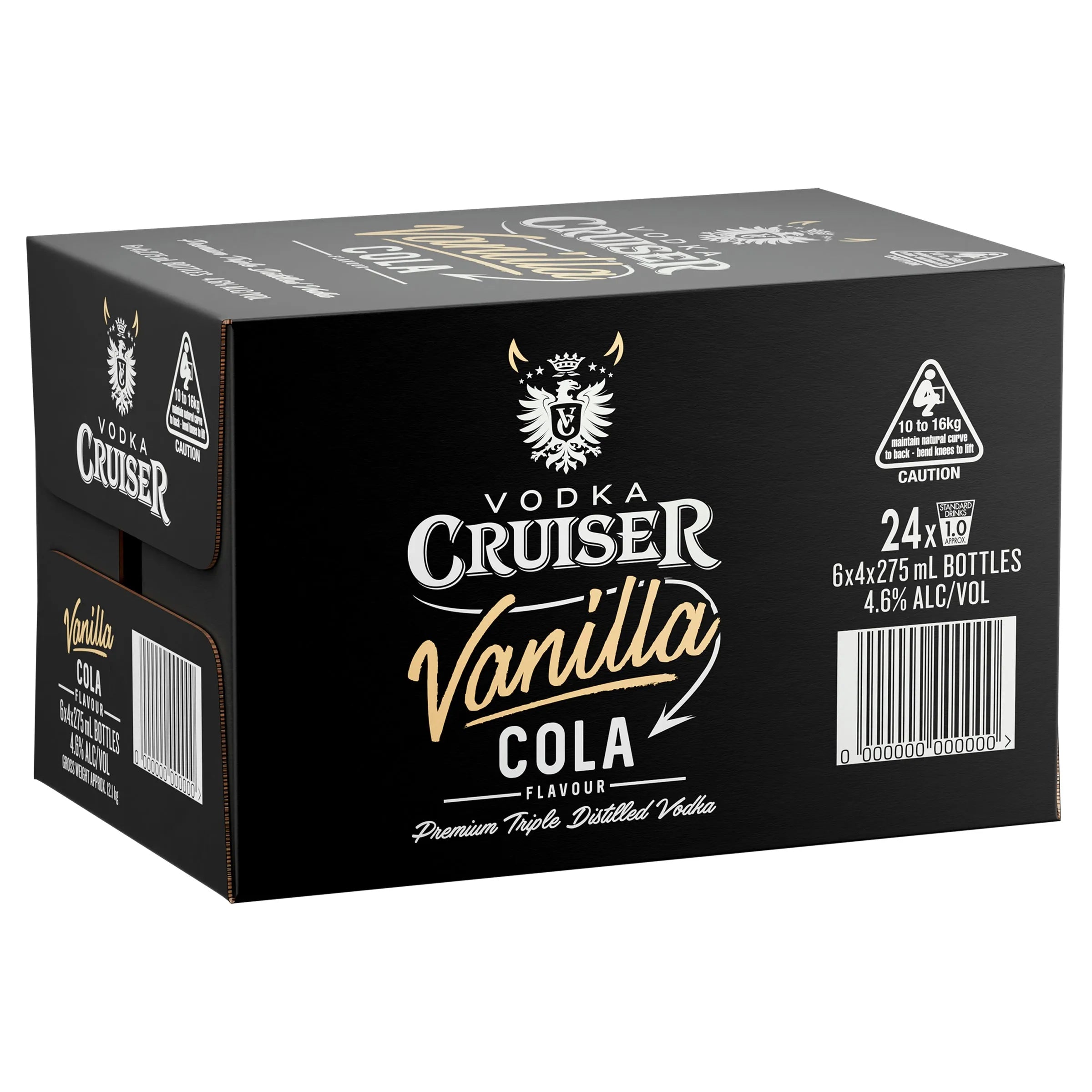 Vodka Cruiser Vanilla Cola Bottle 275mL - Harry's Liquor