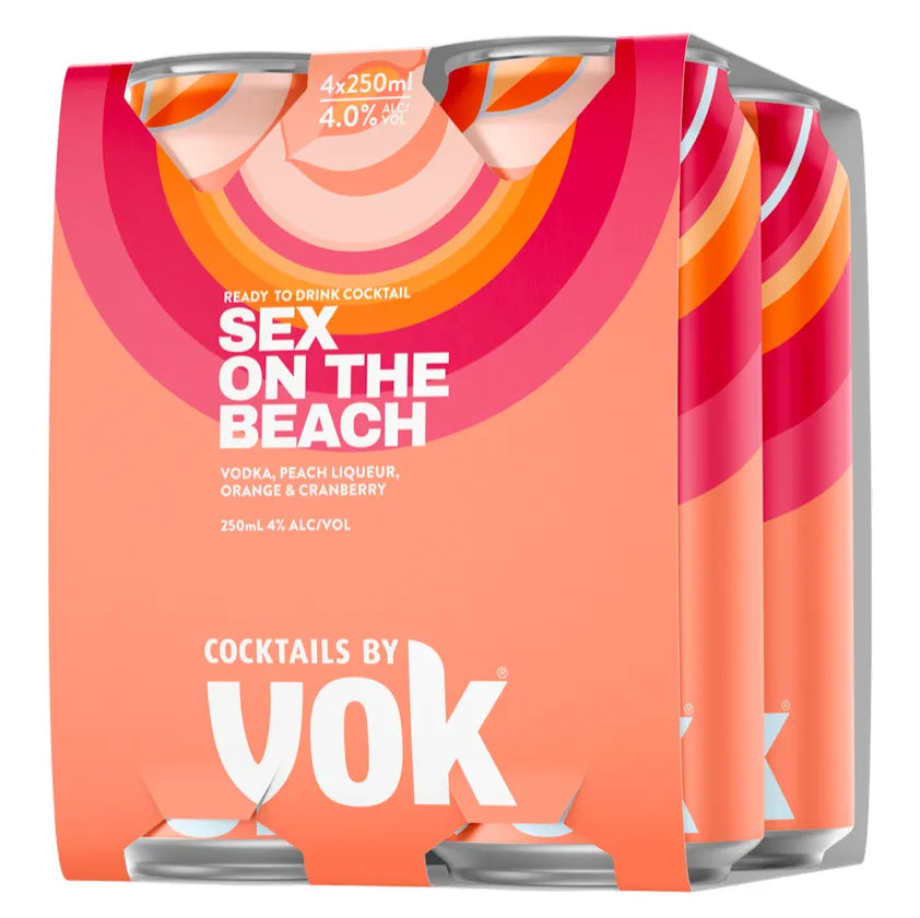 Vok Sex On The Beach Cocktail Can 250mL - Harry's Liquor