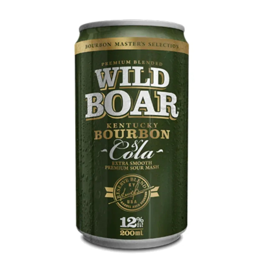 Wild Boar Bourbon & Cola 12% Can 200mL - Harry's Liquor