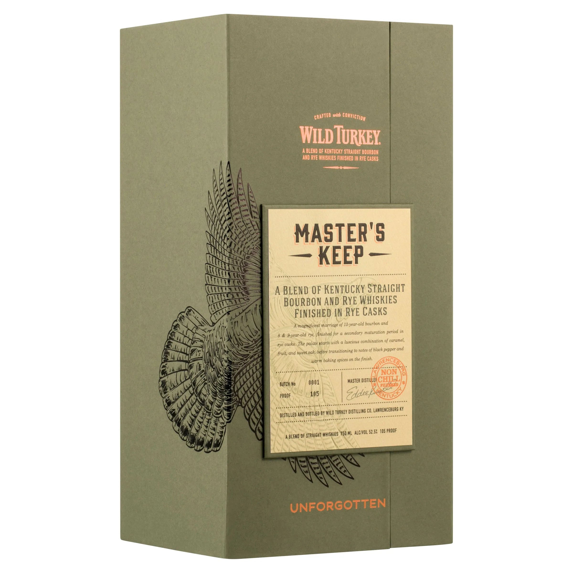 Wild Turkey Master's Keep Forgotten Bourbon Whiskey 750mL - Harry's Liquor