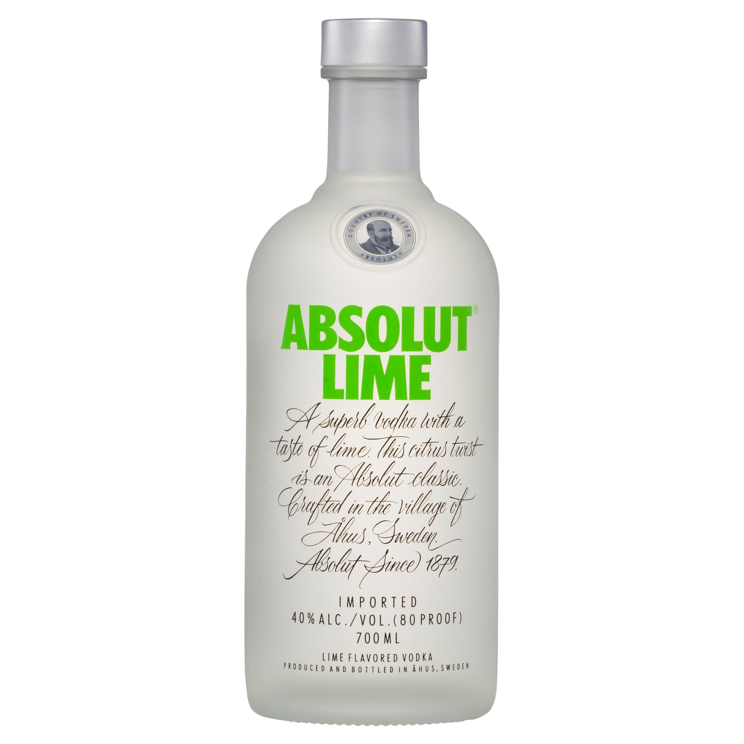 Absolut Lime Vodka 700mL - Harry's Liquor