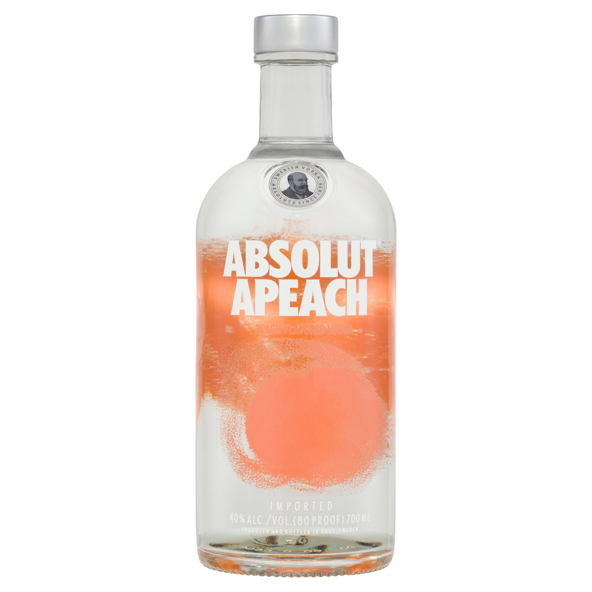 Absolut Peach Vodka 700mL - Harry's Liquor