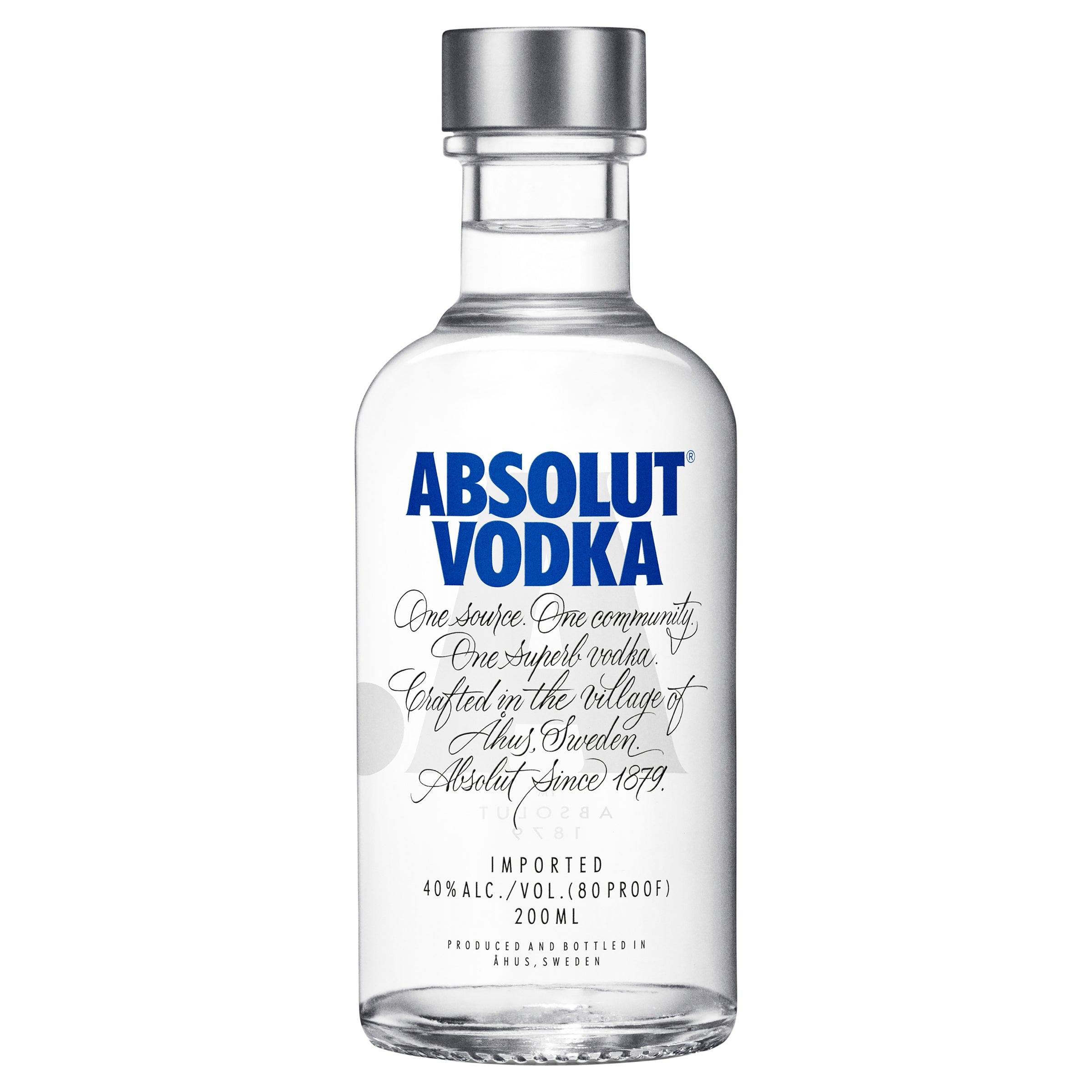 Absolut Vodka 200mL - Harry's Liquor