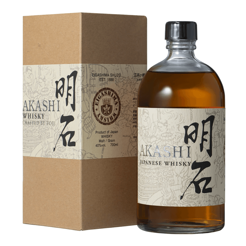 Akashi White Oak Crafted by Toji Malt & Grain Japanese Whisky 700mL - Harry's Liquor