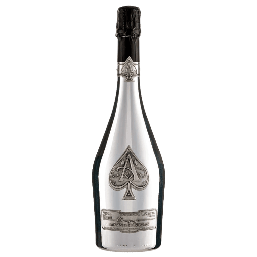 Armand de Brignac Blanc de Blancs Non Vintage Silver Champagne - Harry's Liquor