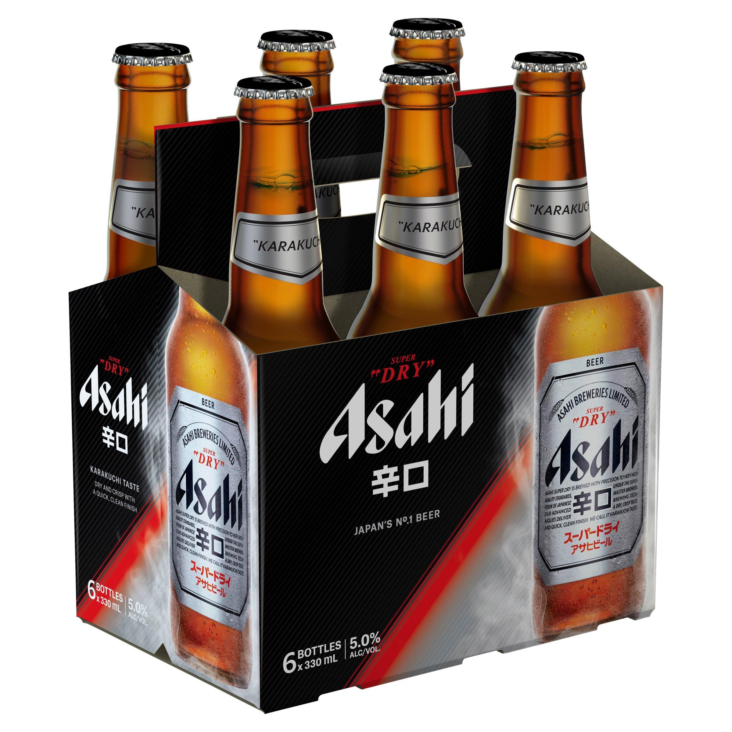 Asahi Super Dry Bottle 330mL - Harry's Liquor