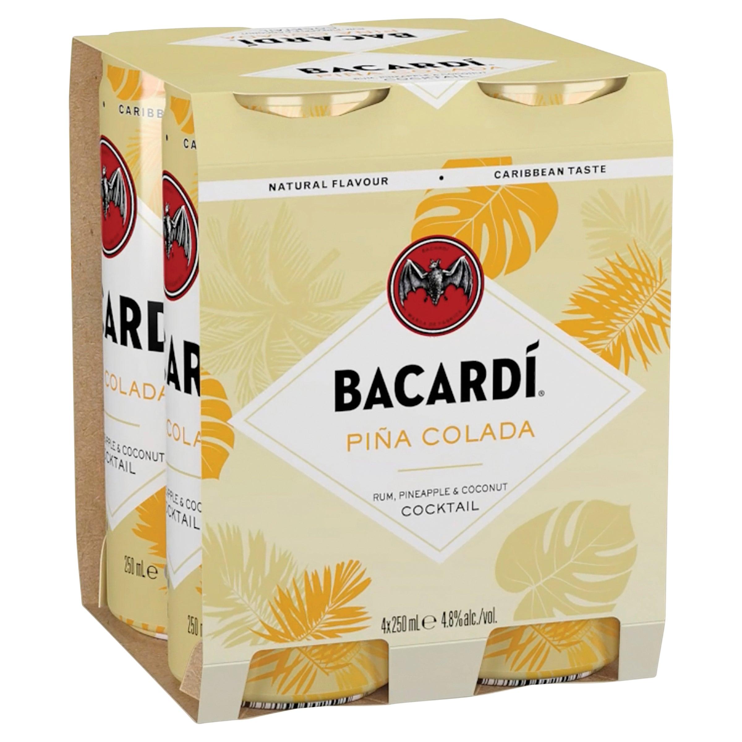 Bacardi Pina Colada Can 250mL - Harry's Liquor