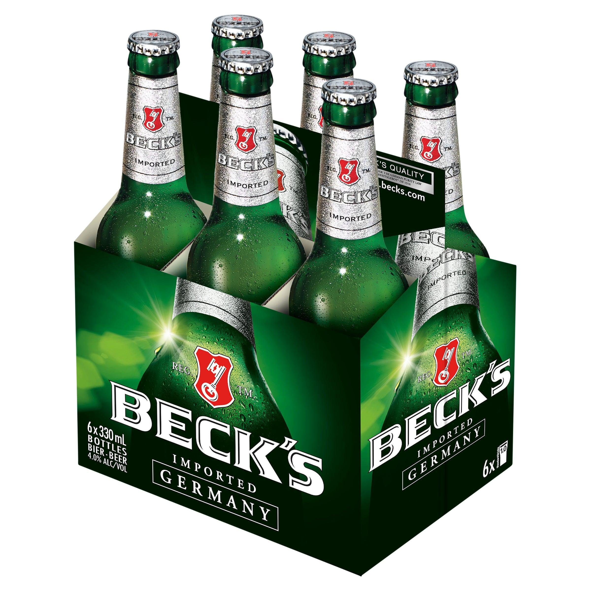 Becks Beer Bottle 330mL - Harry's Liquor