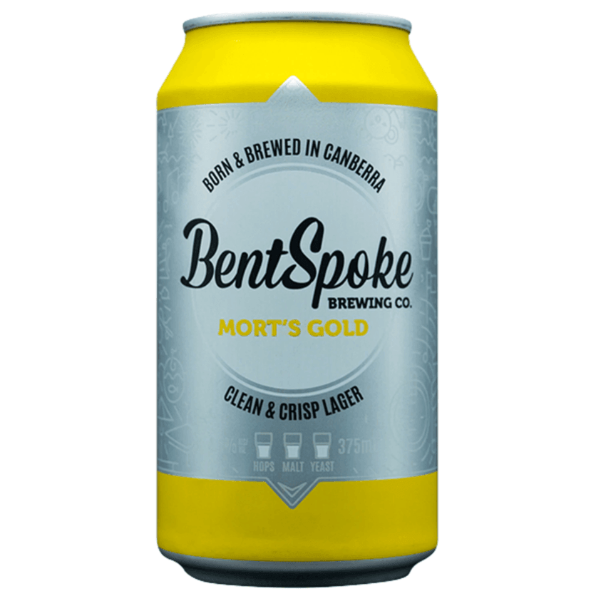 BentSpoke Mort's Gold Lager 375mL - Harry's Liquor