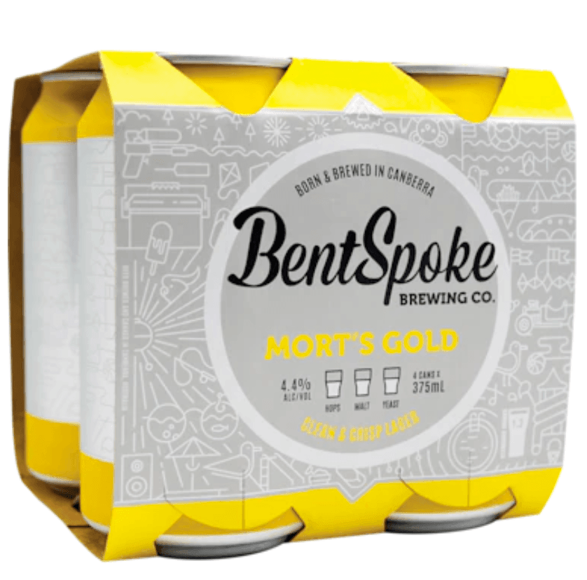 BentSpoke Mort's Gold Lager 375mL - Harry's Liquor