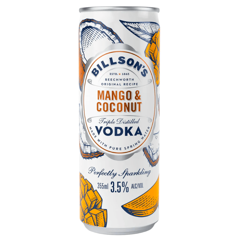 Billson's Vodka Mango Coconut Can 355mL - Harry's Liquor