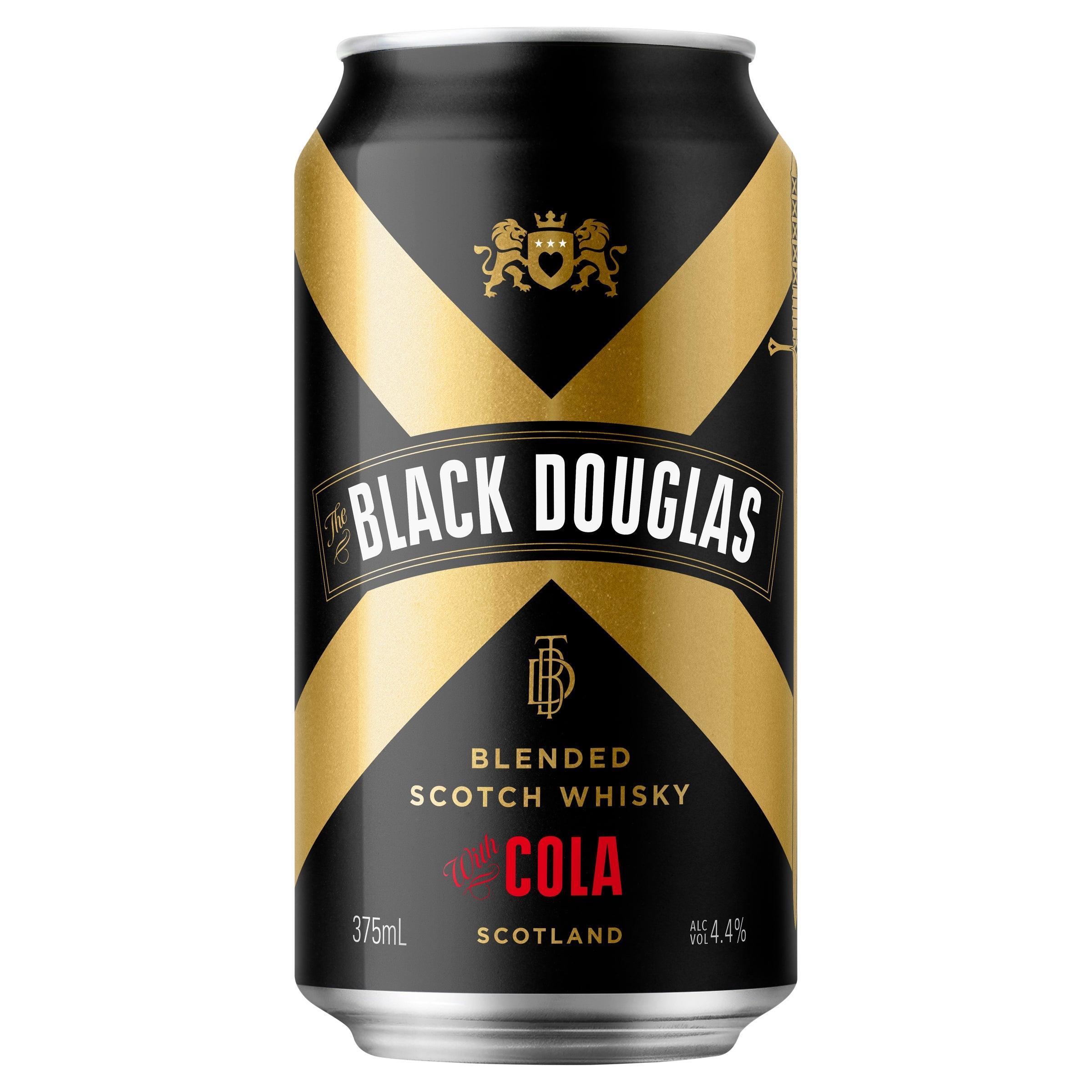 Black Douglas Whisky & Cola Can 375mL - Harry's Liquor