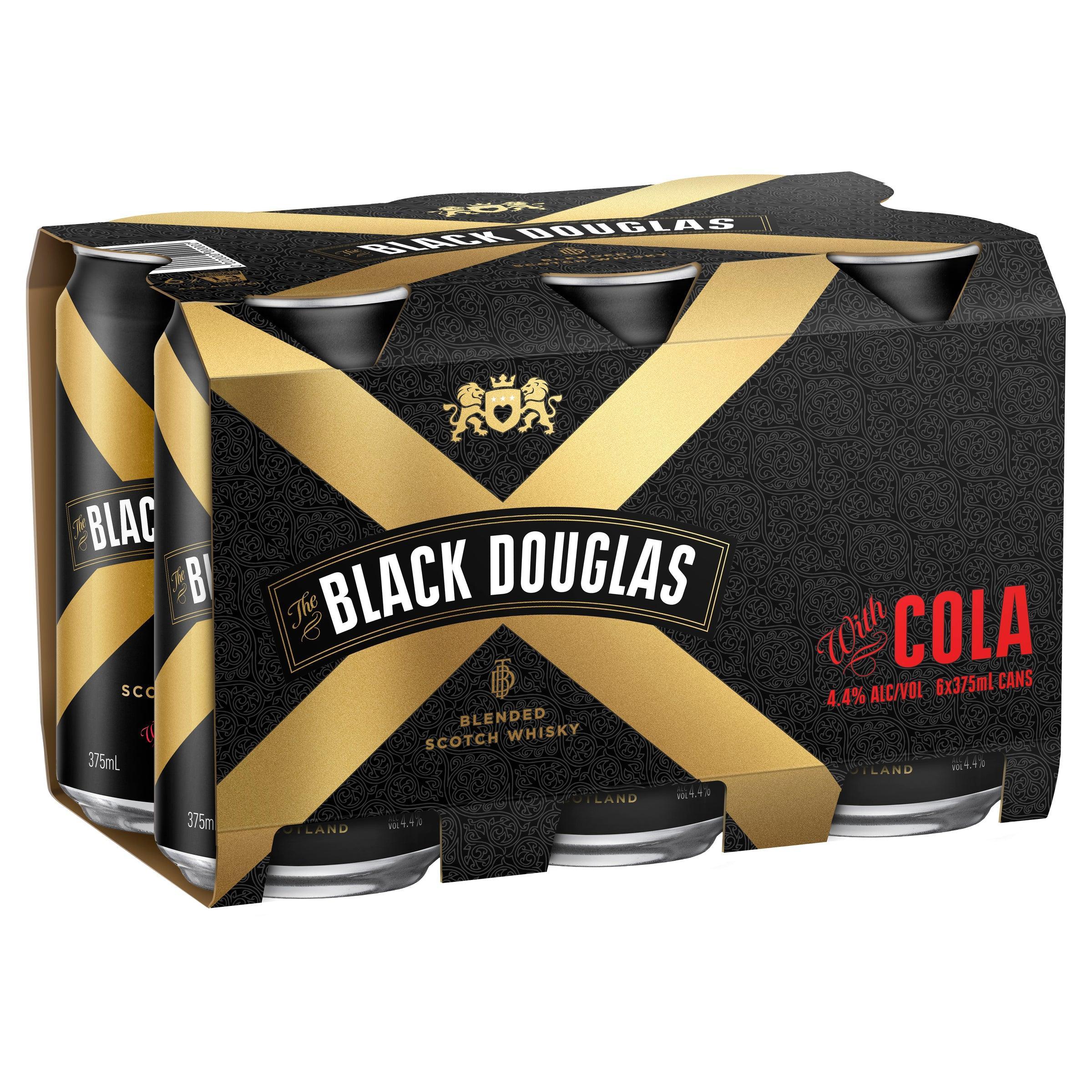 Black Douglas Whisky & Cola Can 375mL - Harry's Liquor