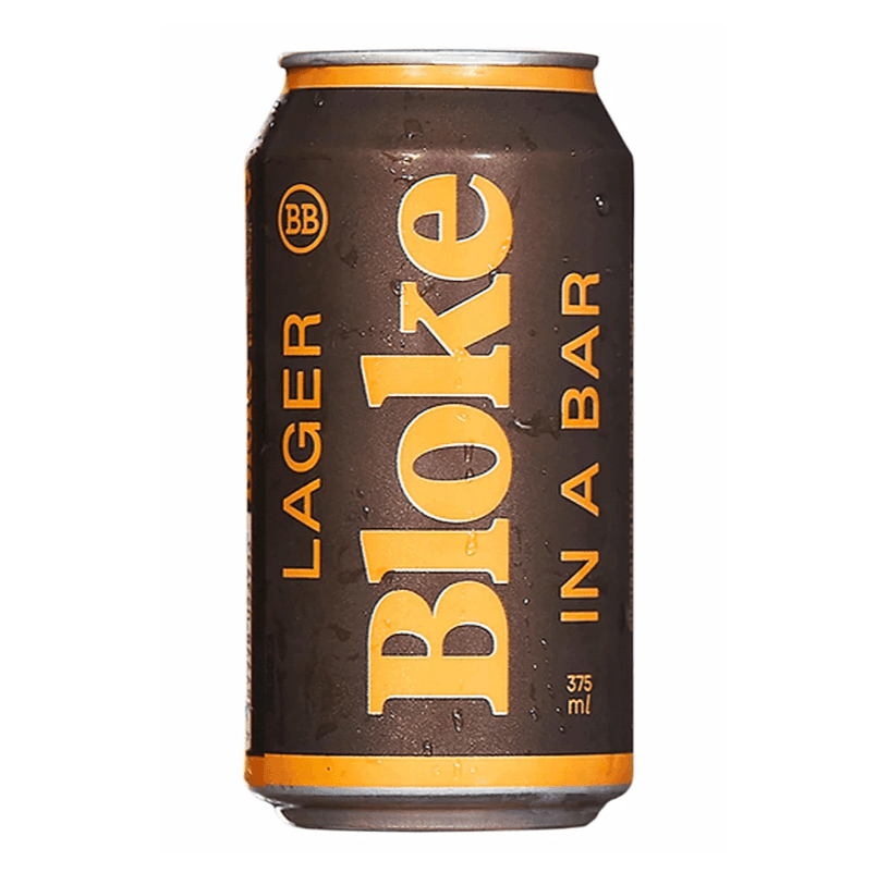 Bloke in a Bar Lager Can 375mL - Harry's Liquor