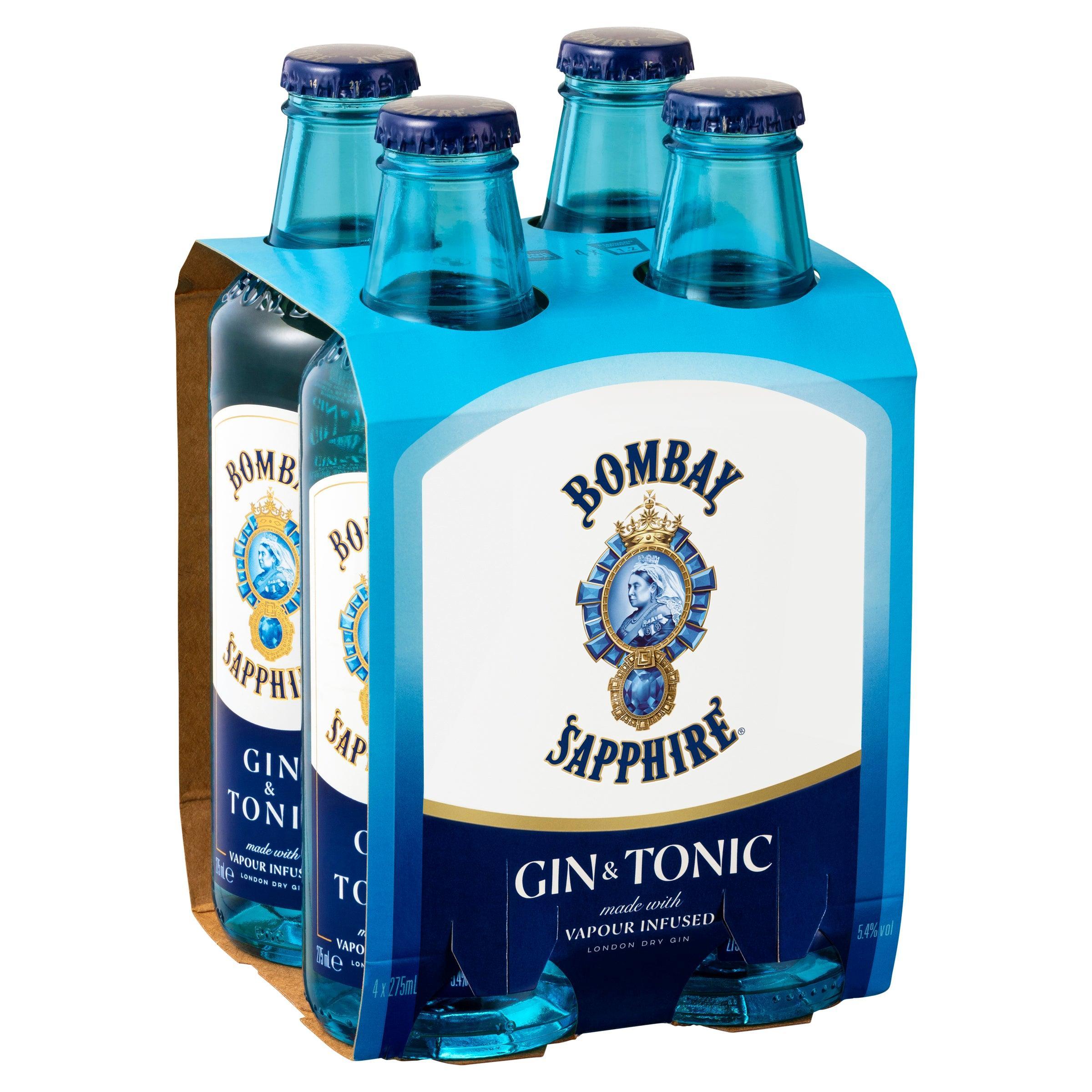 Bombay Sapphire Gin & Tonic Bottle 275mL - Harry's Liquor