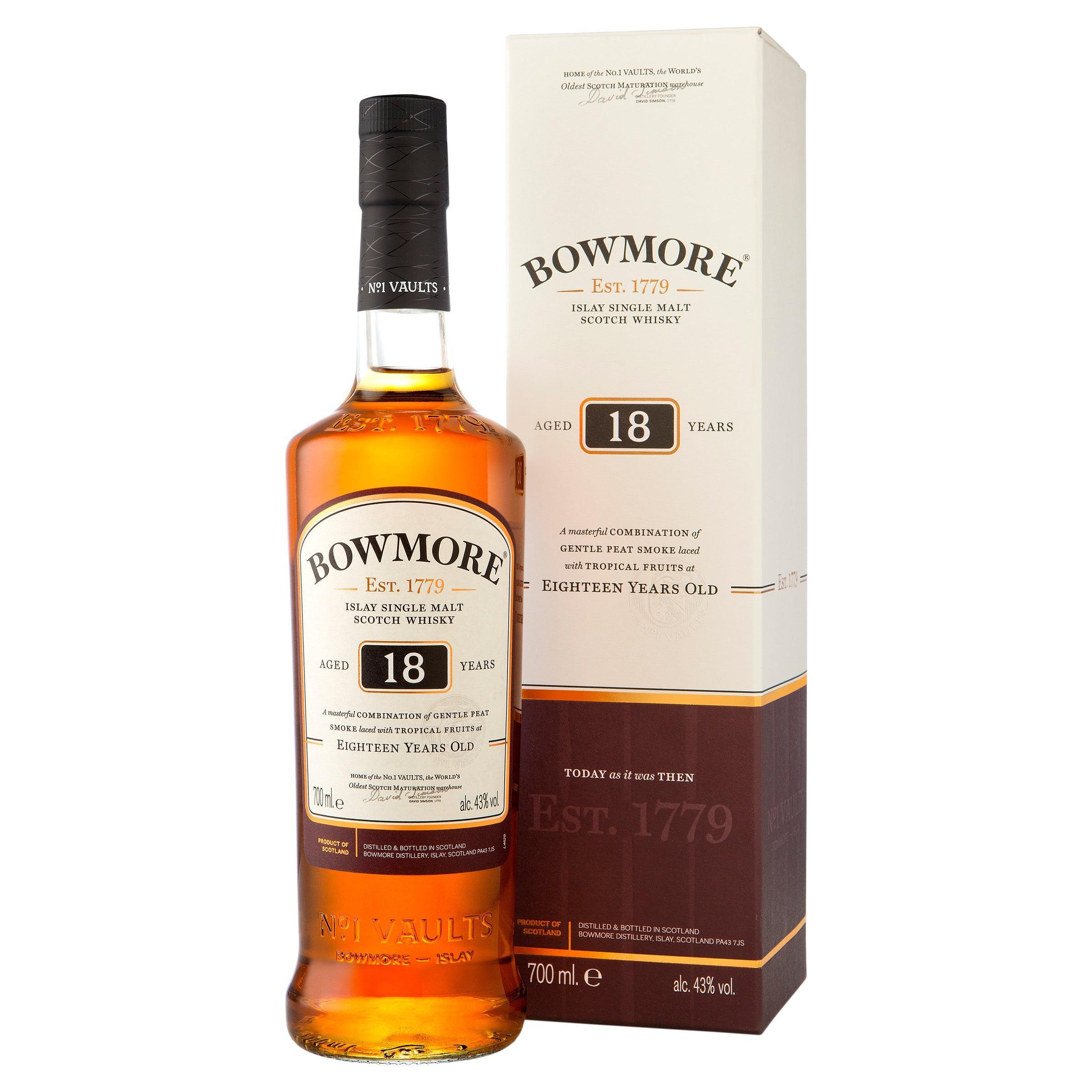 Bowmore 18 Year Old Scotch Whisky 700mL - Harry's Liquor