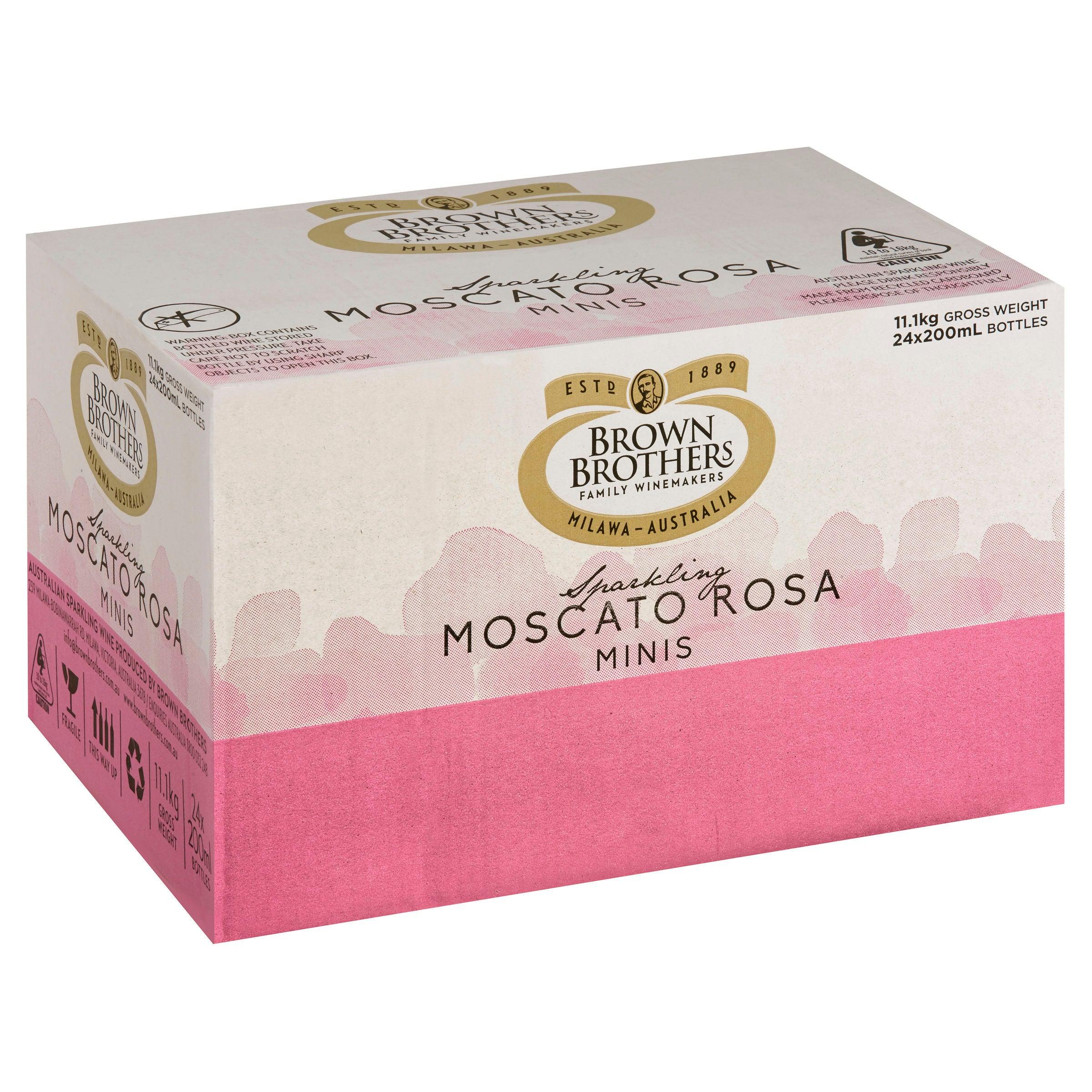 Brown Brothers Sparkling Moscato Rosa 200mL - Harry's Liquor