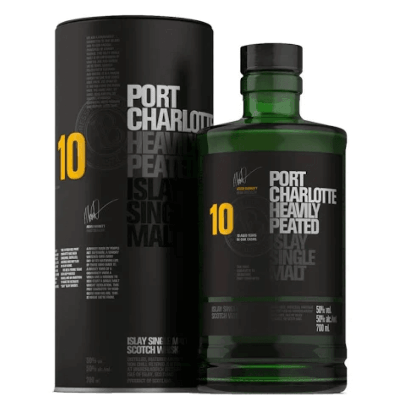 Bruichladdich Port Charlotte 10 Year Old Scotch Whisky 700mL - Harry's Liquor