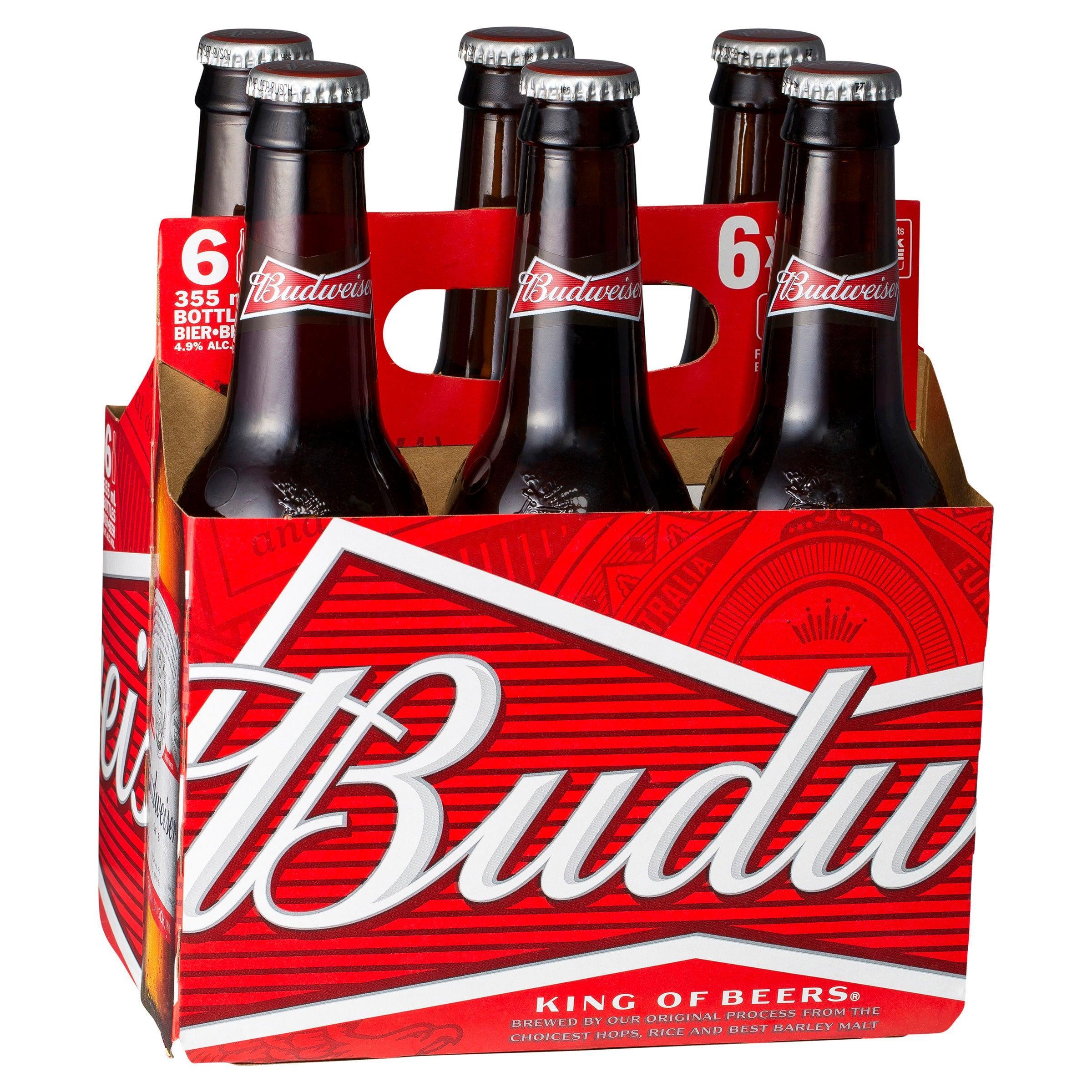 Budweiser Lager Bottle 355mL - Harry's Liquor