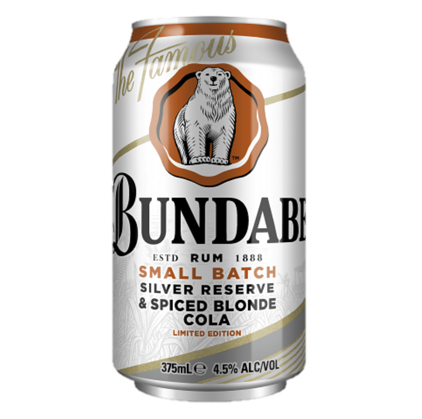 Bundaberg Small Batch Silver Reserve & Spiced Blonde Cola Can 375mL - Harry's Liquor