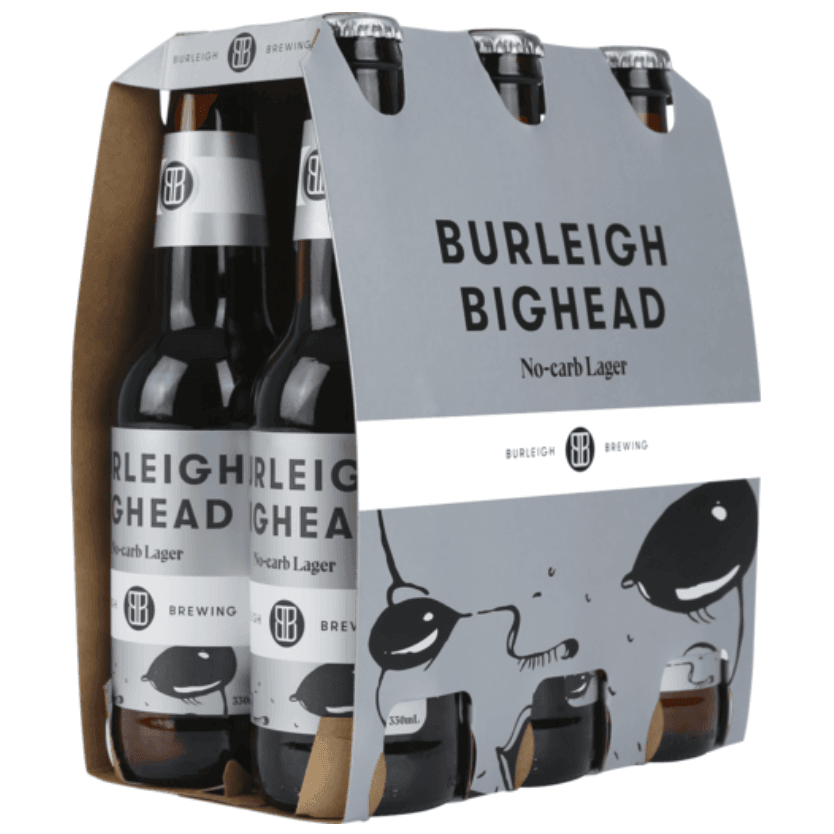 Burleigh Brewing Big Head No Carb Beer Bottle 330mL - Harry's Liquor