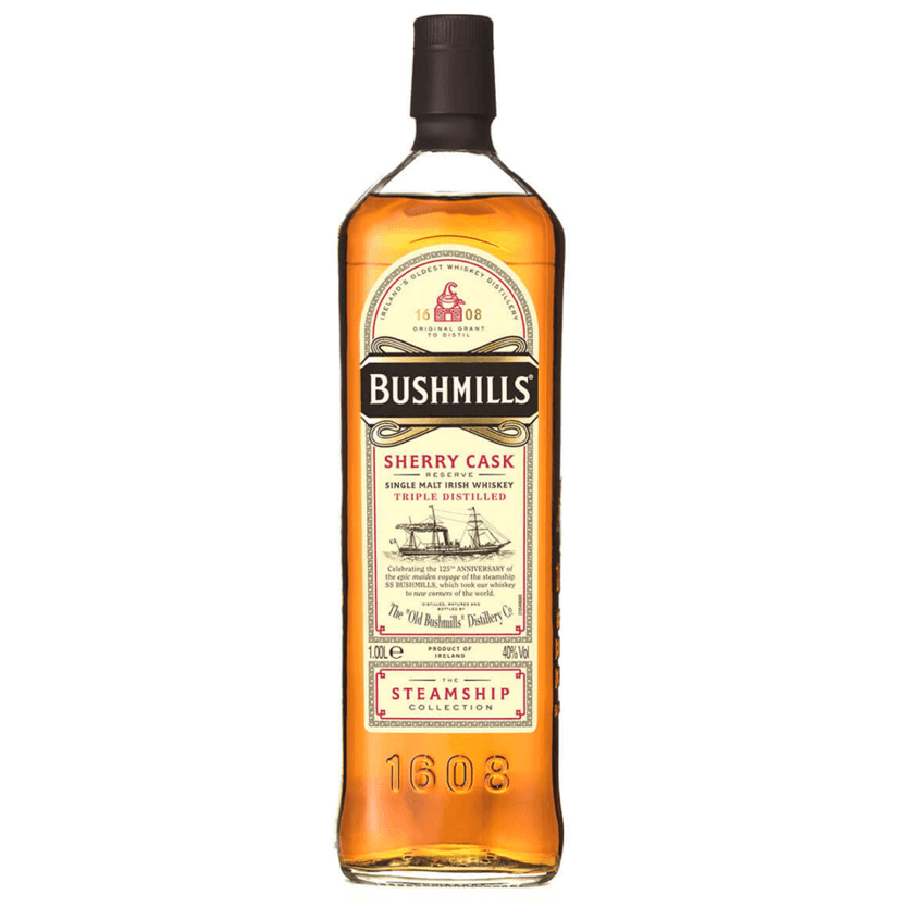 Bushmills Steamship Collection Sherry Cask Reserve Single Malt Irish Whiskey 1L - Harry's Liquor