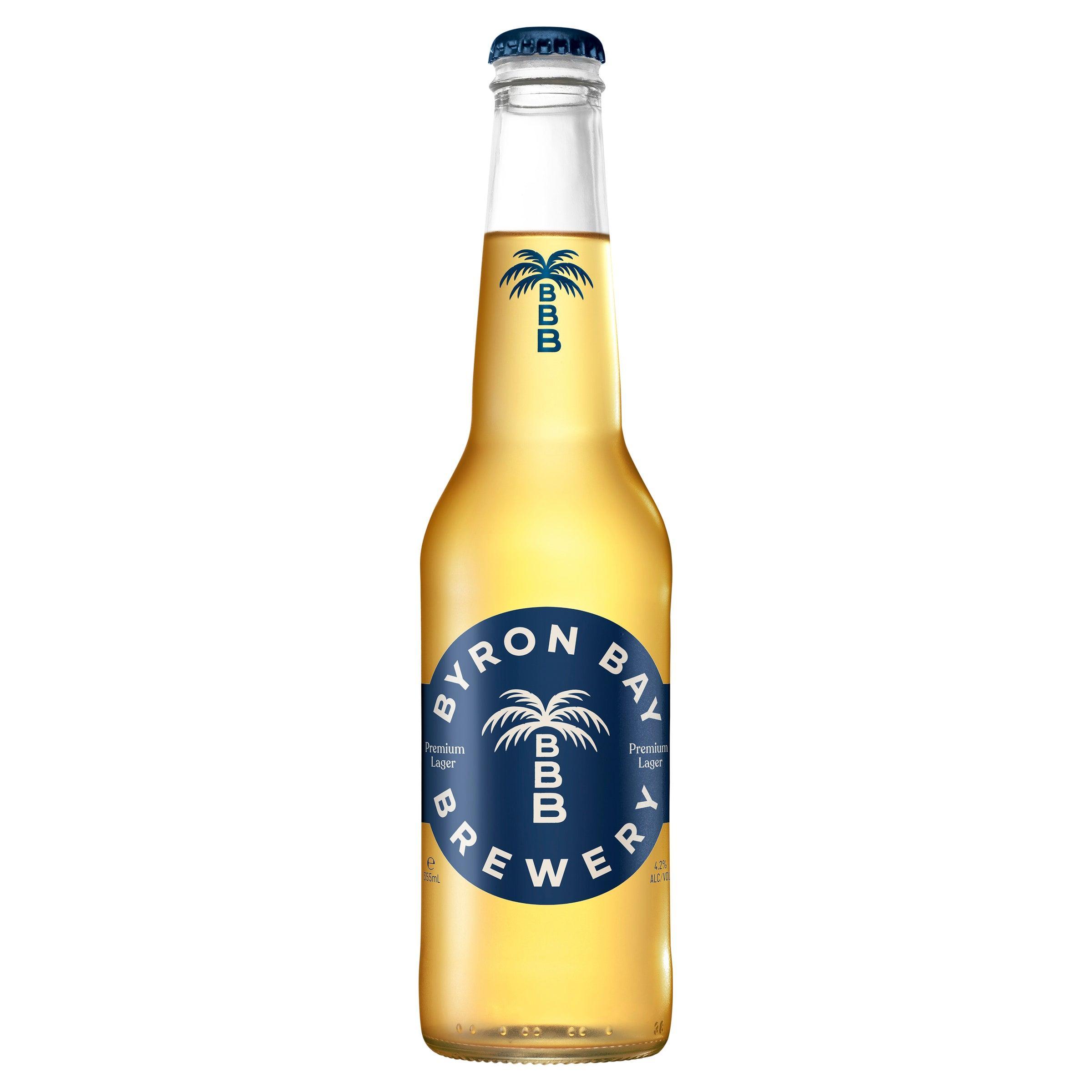 Byron Bay Brewery Premium Lager Bottle 355mL - Harry's Liquor