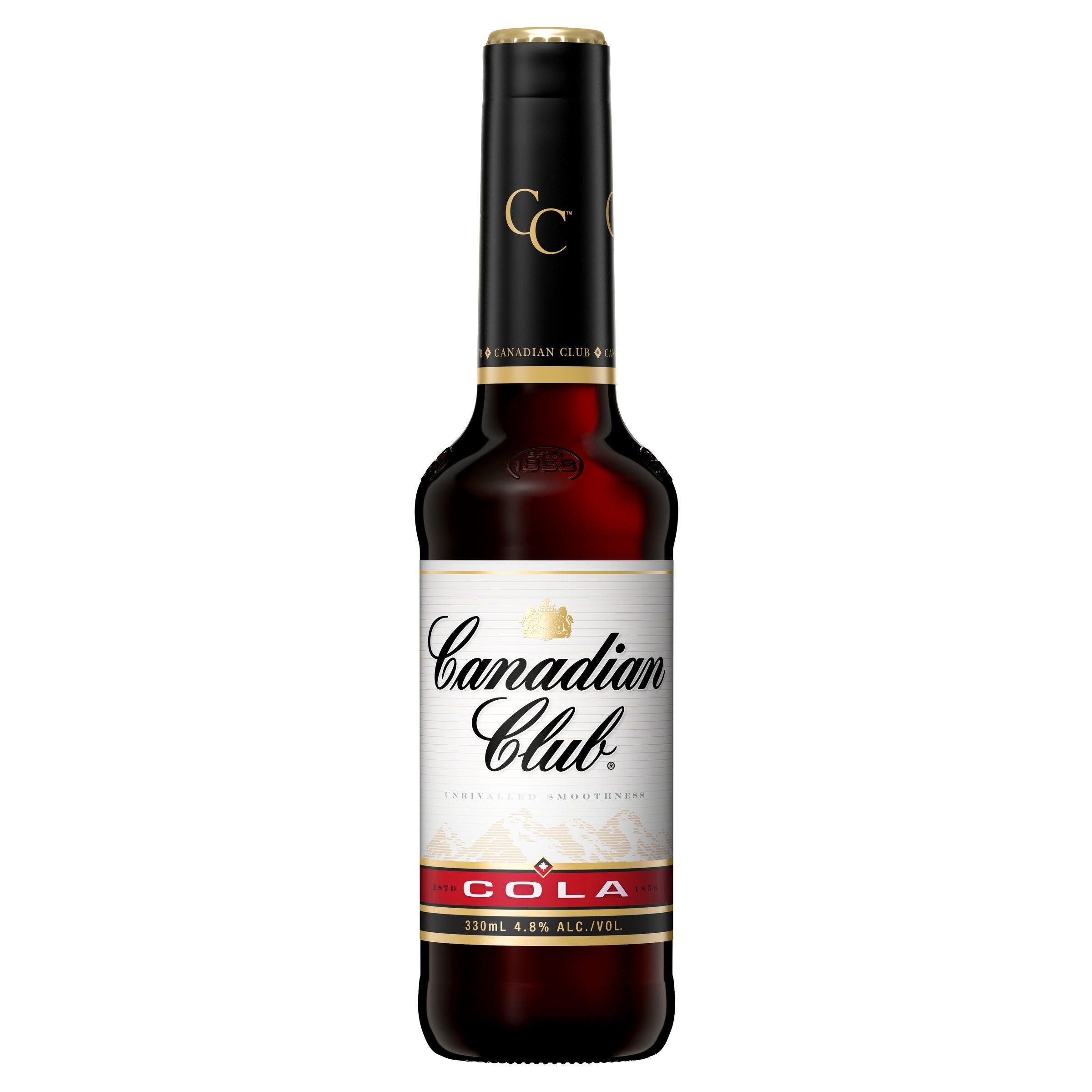 Canadian Club Whisky & Cola Bottle 330mL - Harry's Liquor