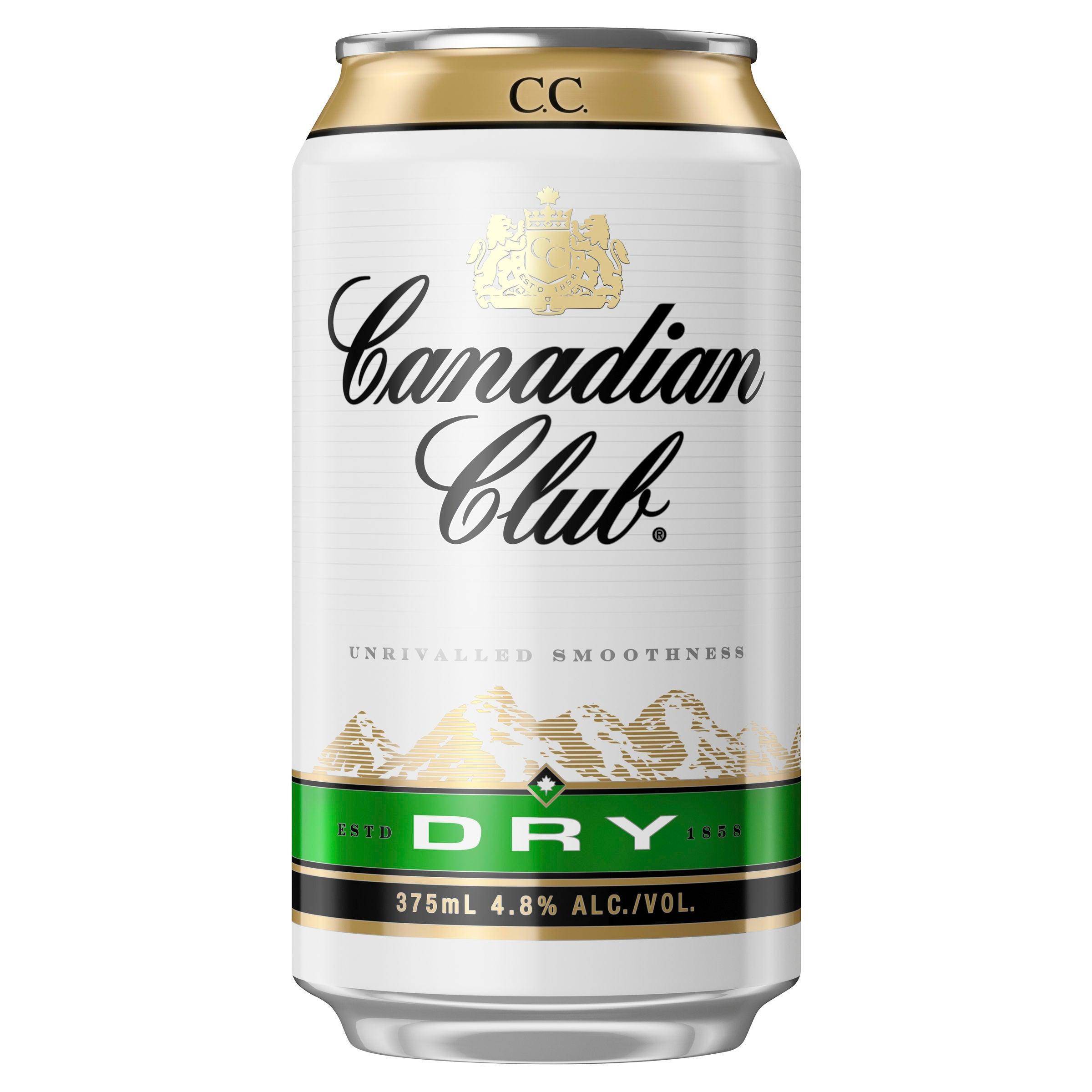 Canadian Club Whisky & Dry Can 375mL - Harry's Liquor