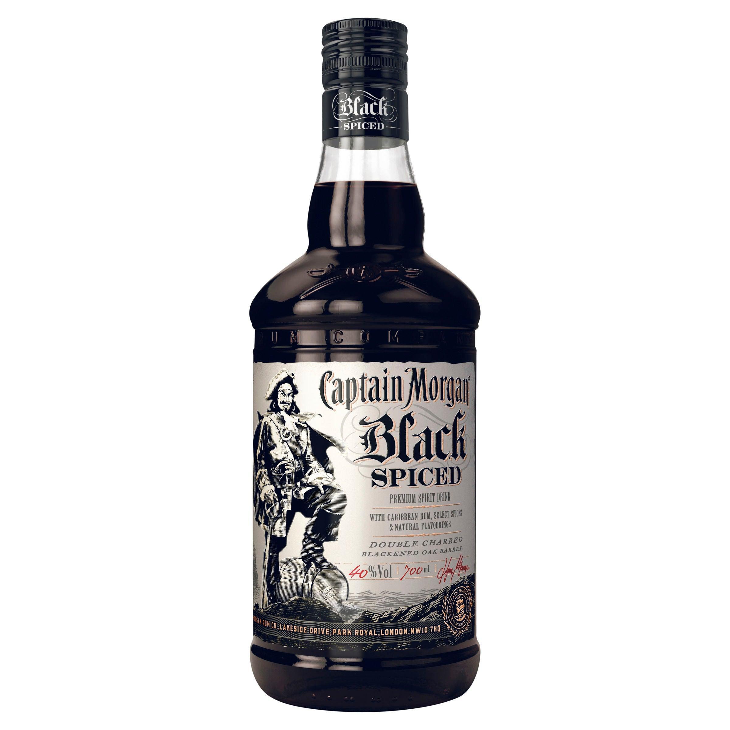 Captain Morgan Black Spiced Rum 700mL - Harry's Liquor