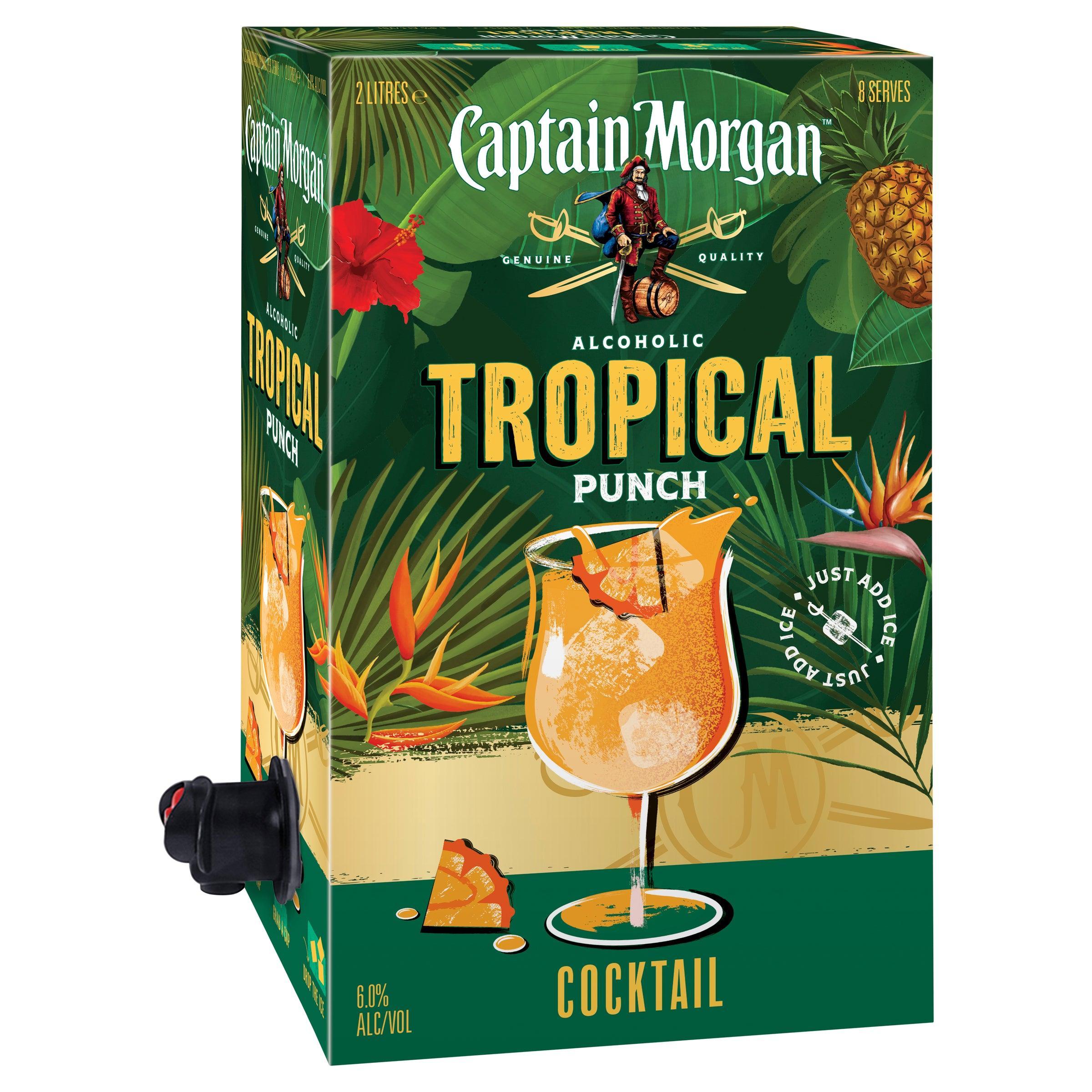 Captain Morgan Tropical Punch Cask 2L - Harry's Liquor