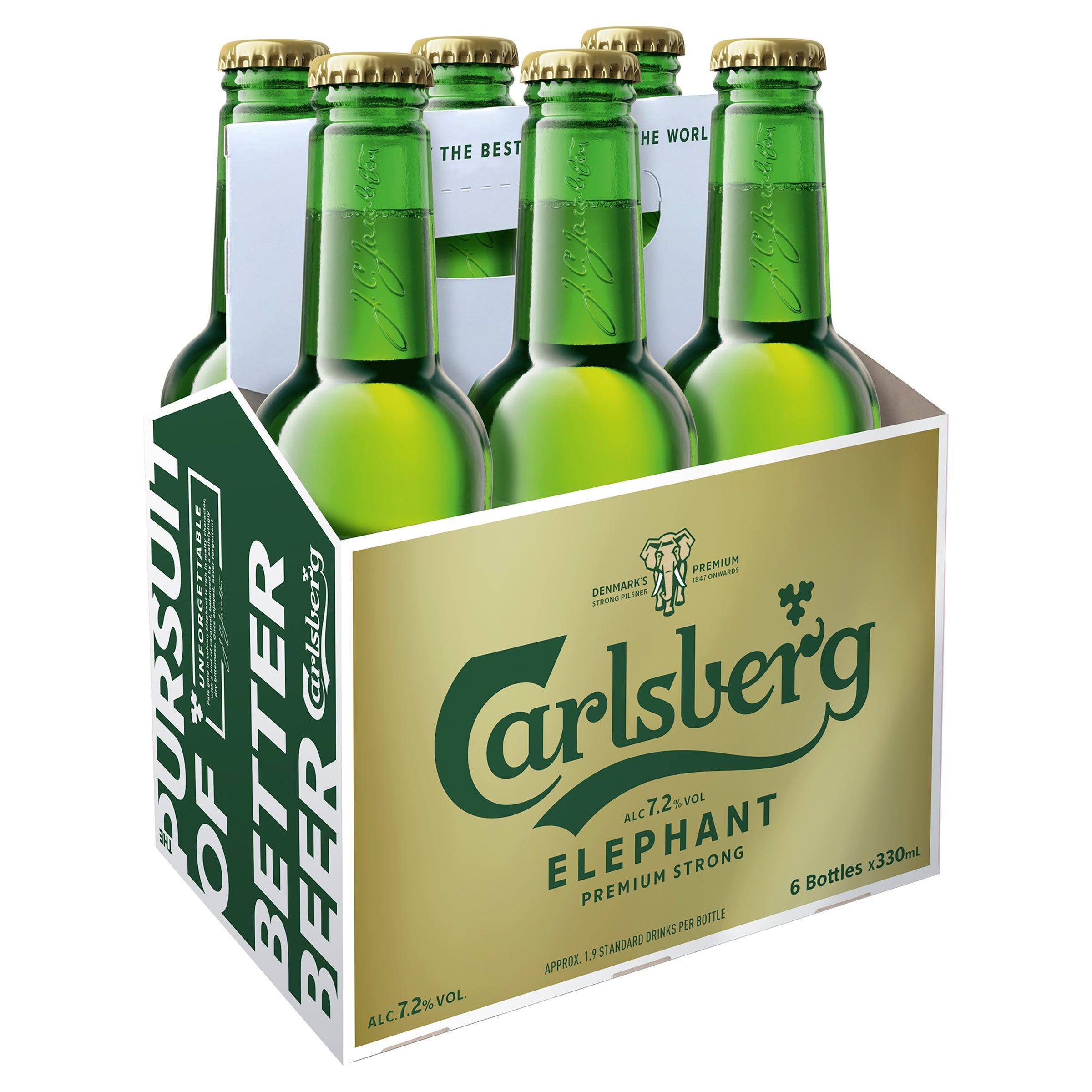 Carlsberg Elephant Lager Bottle 330mL - Harry's Liquor