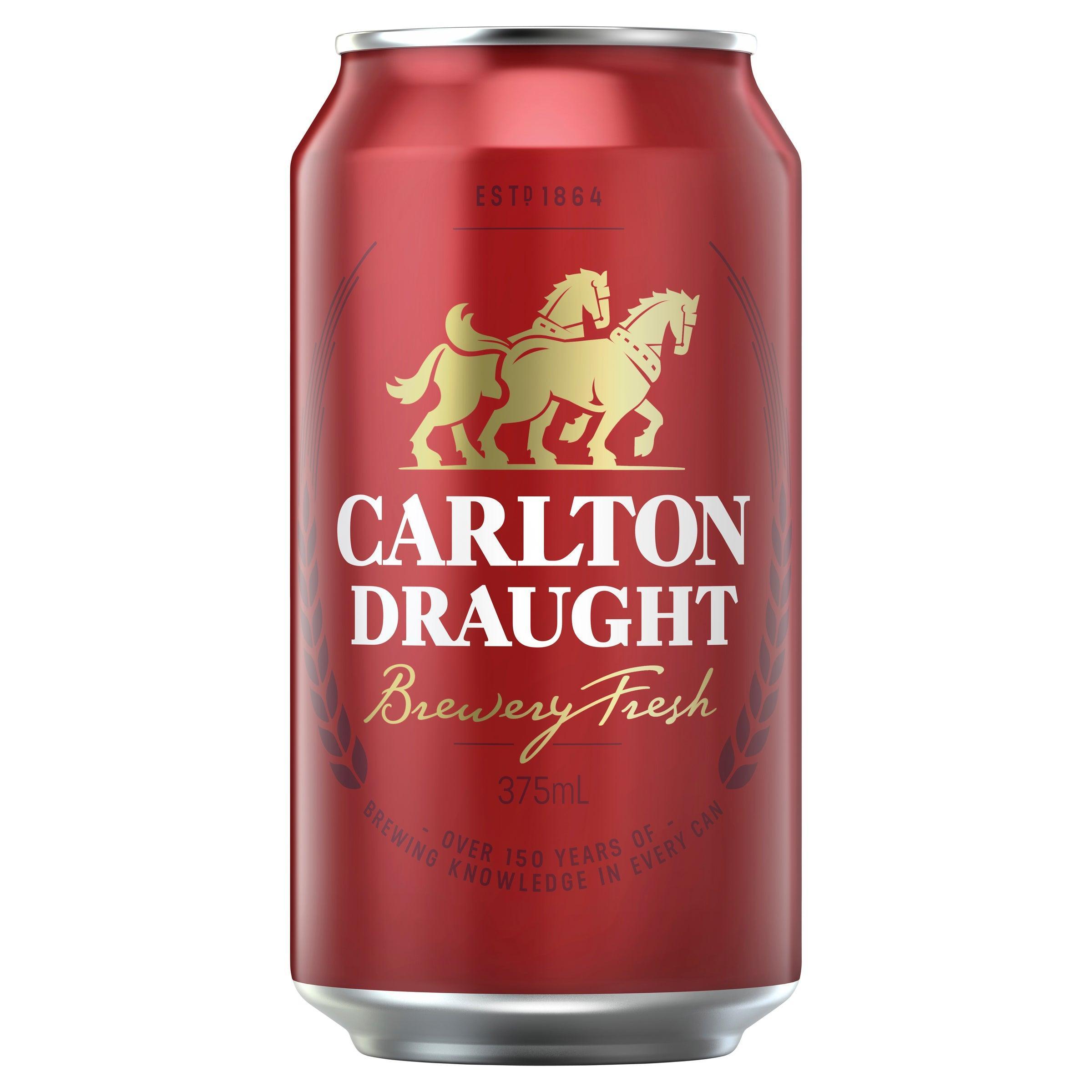 Carlton Draught Can 375mL - Harry's Liquor