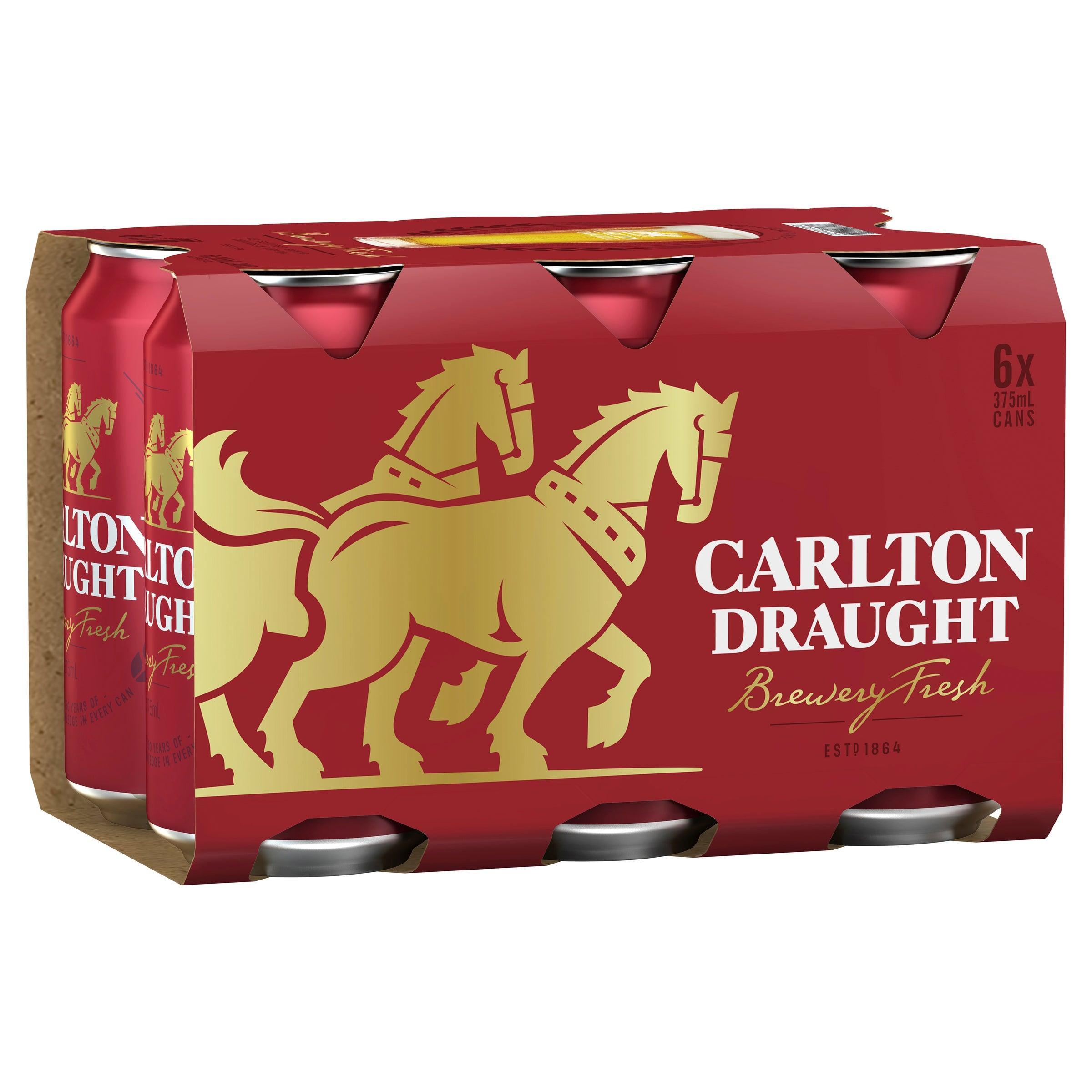 Carlton Draught Can 375mL - Harry's Liquor