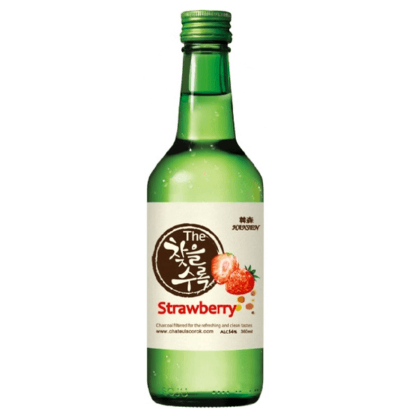 Chateul Soorok Strawberry Soju Bottle 375mL - Harry's Liquor