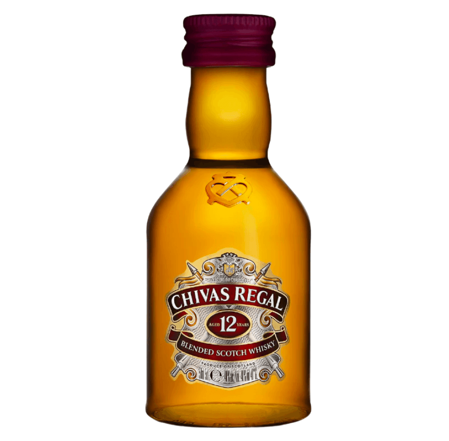 Chivas Regal 12 Year Old Blended Scotch Whisky 50mL - Harry's Liquor