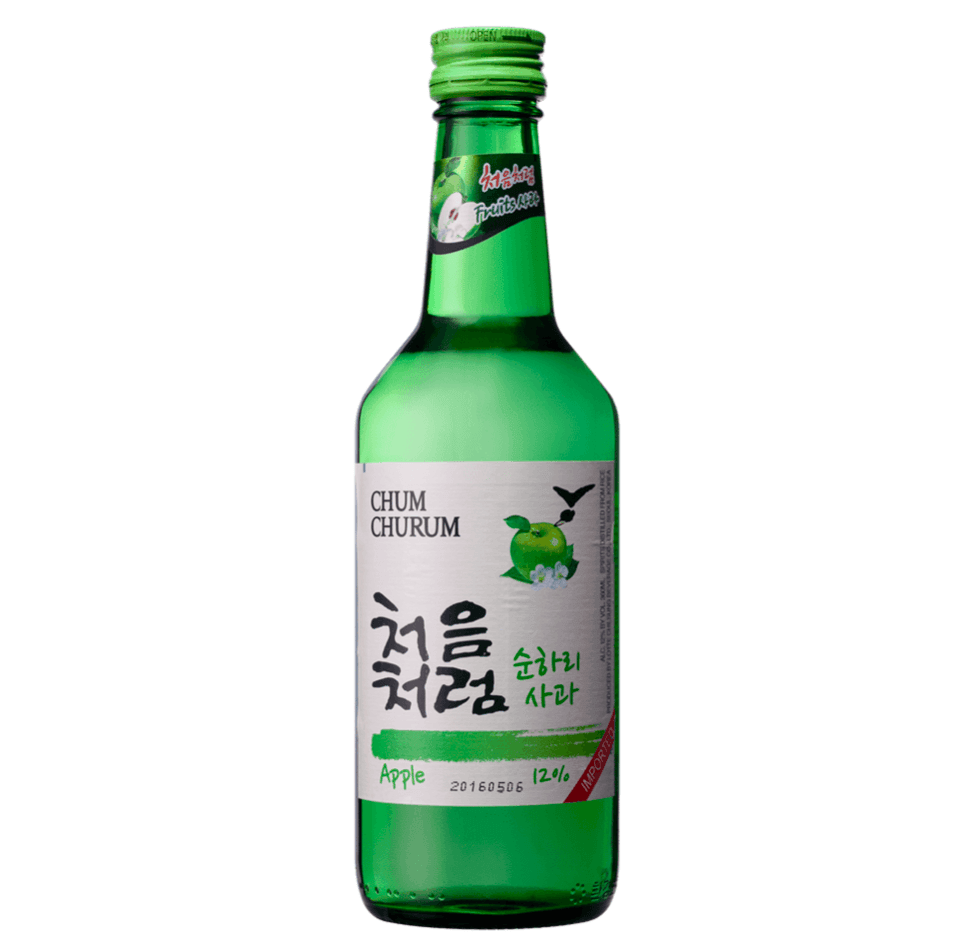 Chum Churum Apple Soju Bottle 360mL - Harry's Liquor