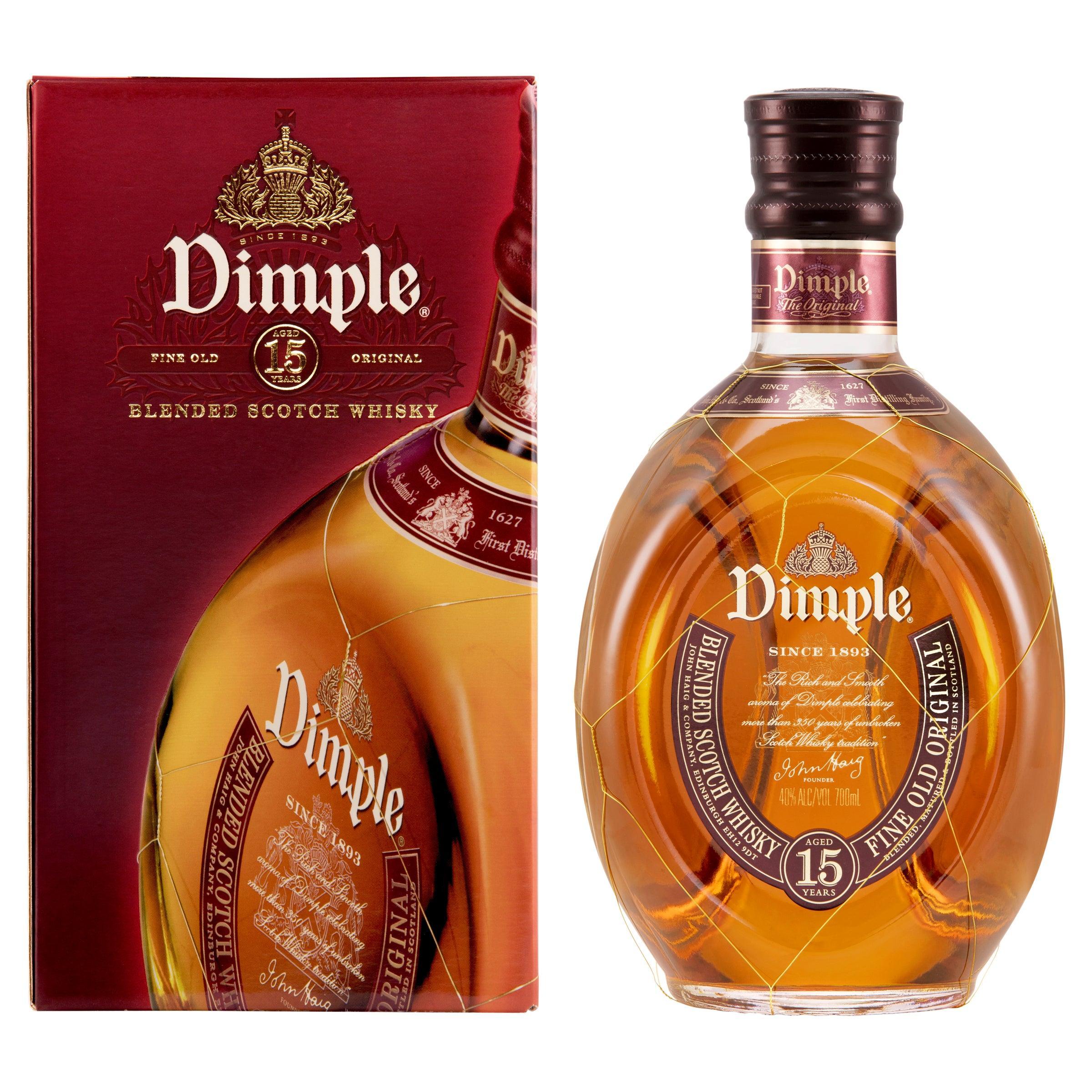 Dimple 15 Year Old Blended Scotch Whisky 700mL - Harry's Liquor