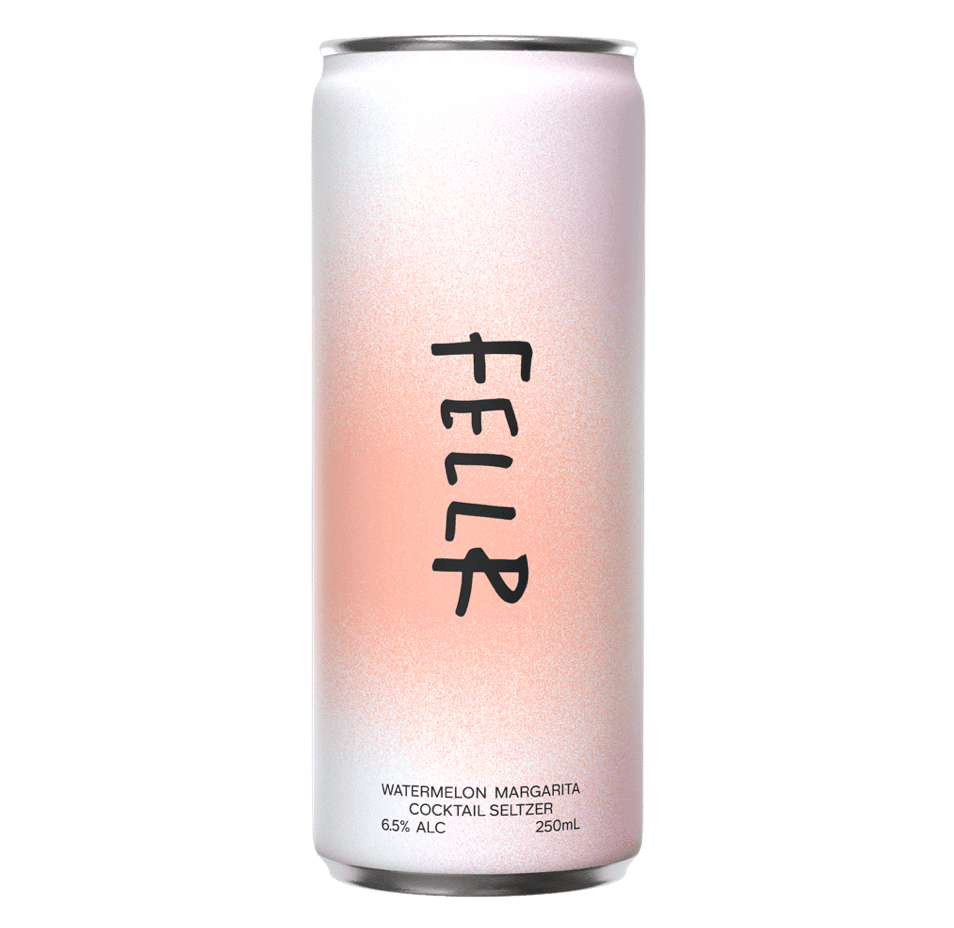 Fellr Cocktail Seltzer Watermelon Margarita Can 250mL - Harry's Liquor