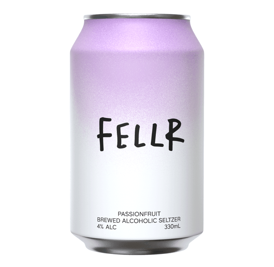 Fellr Passionfruit Brewed Alcoholic Seltzer Can 330mL - Harry's Liquor