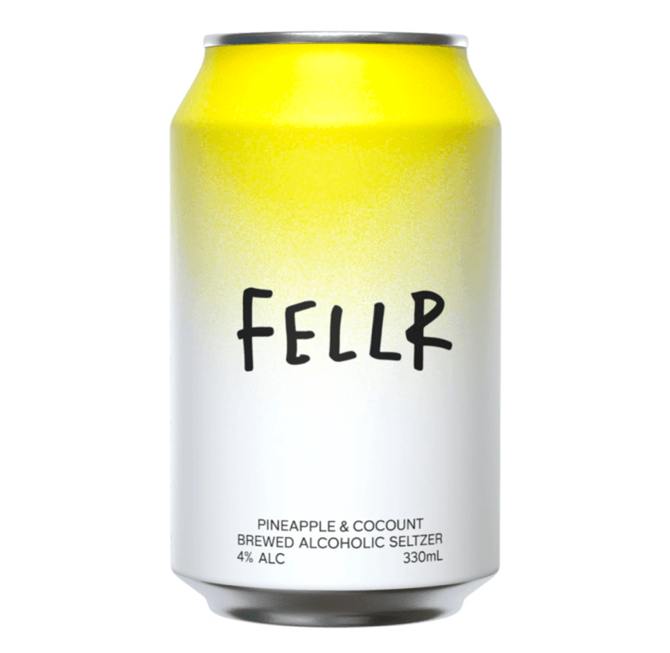 Fellr Pineapple & Coconut Brewed Alcoholic Seltzer Can 330mL - Harry's Liquor